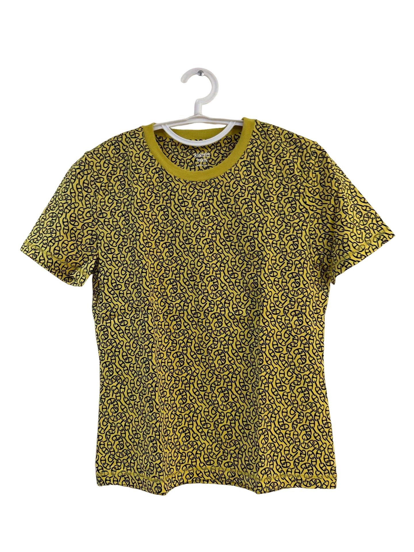 Hermes Hermes Yellow Chaine d'Ancre Print T-Shirt 38 Size S / US 4 / IT 40 - 1 Thumbnail