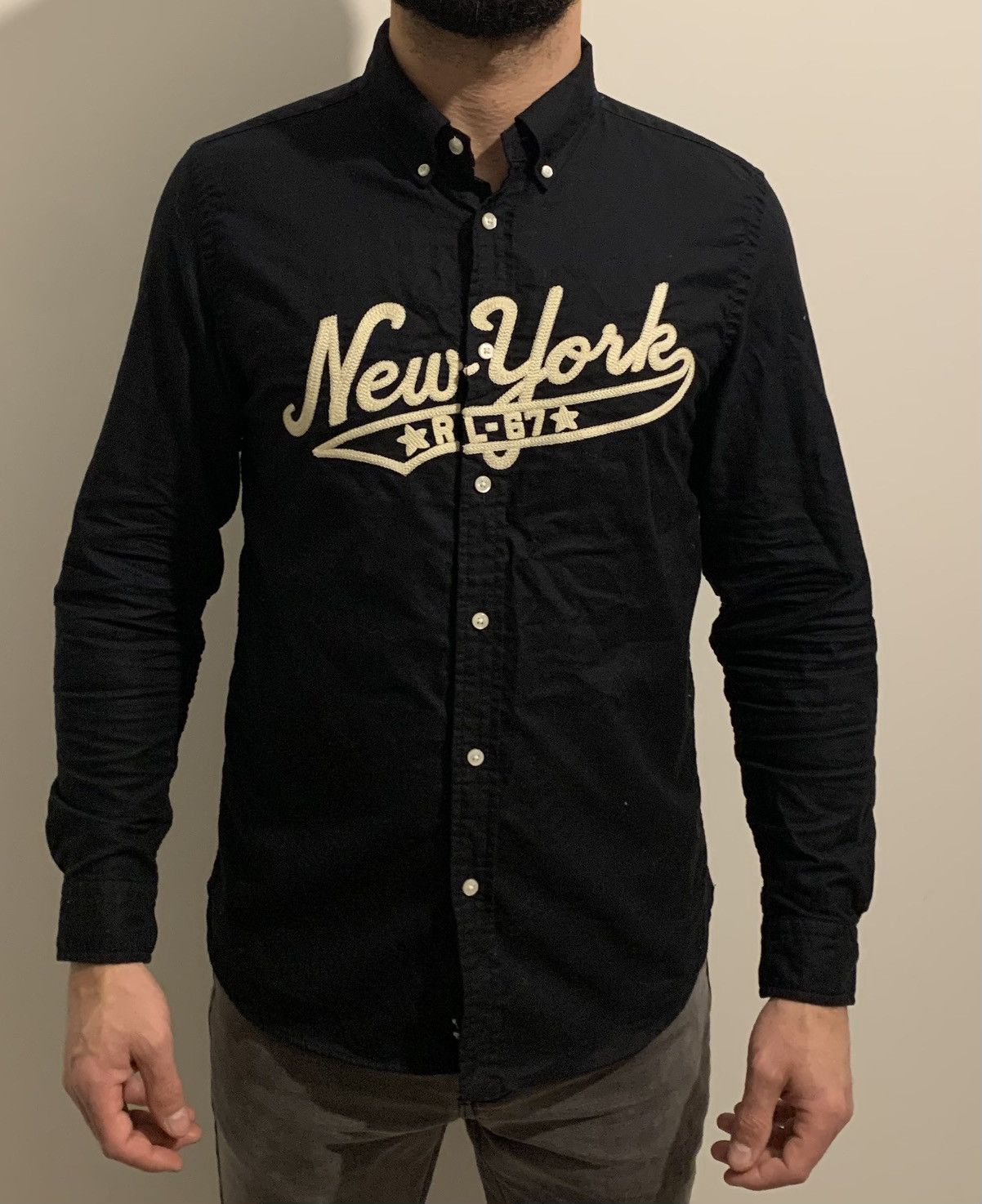 Limited Edition Ralph Lauren RL 67 Shirt – Black Vintage