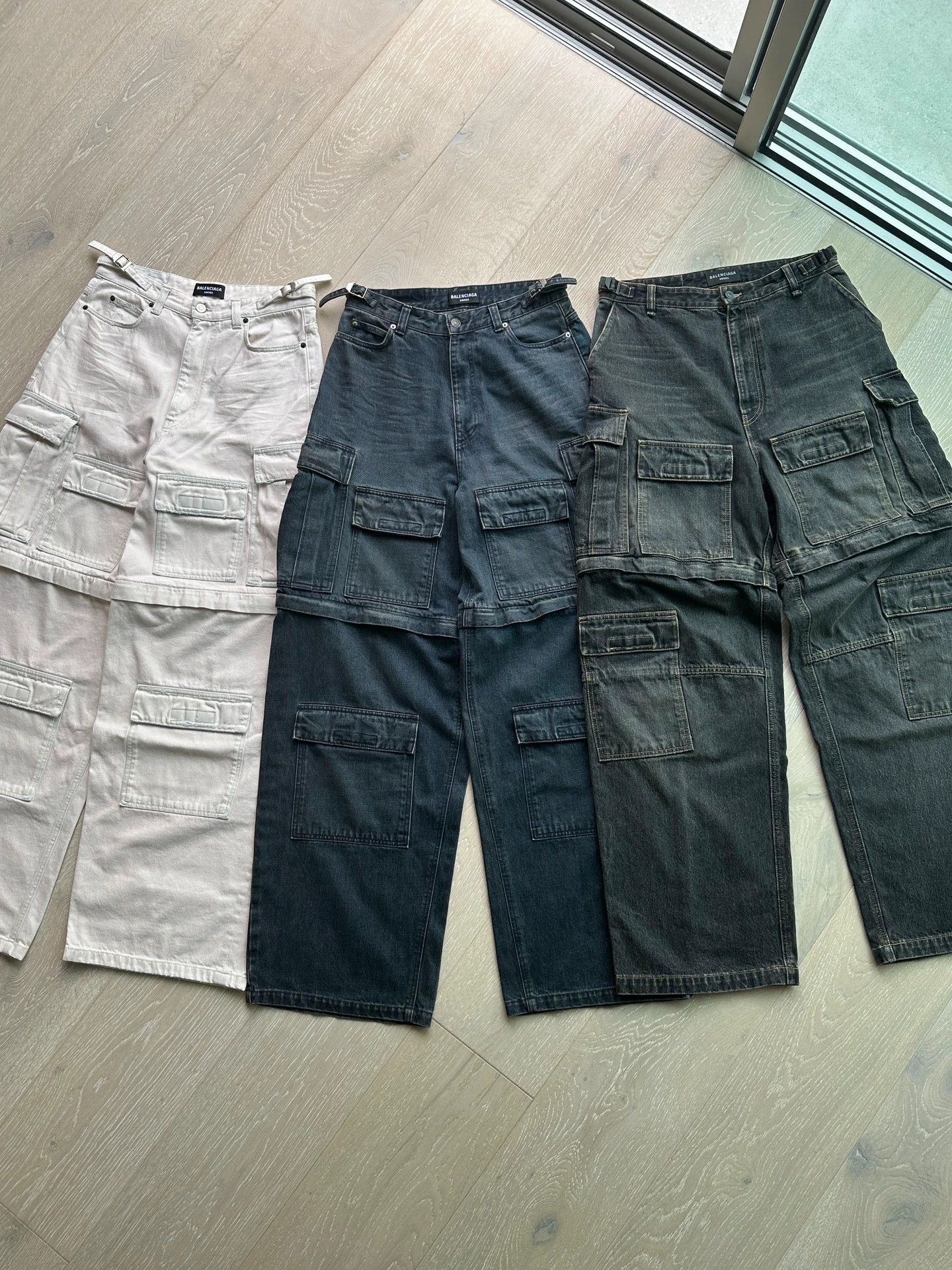 Balenciaga Balenciaga 21AW Detachable Adjustable Waist Denim Cargo 29 Size US 29 - 9 Thumbnail