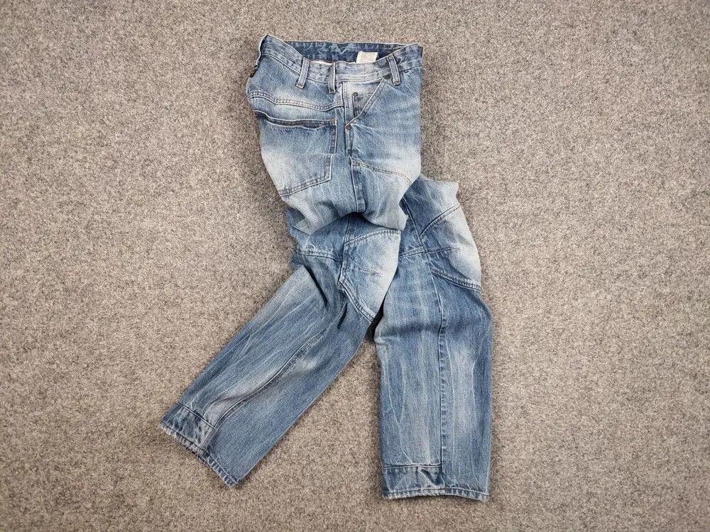 G-Star Vintage G Star Raw 5620 3d Loose Washed Blue Denim Jeans Size US 28 / EU 44 - 7 Thumbnail