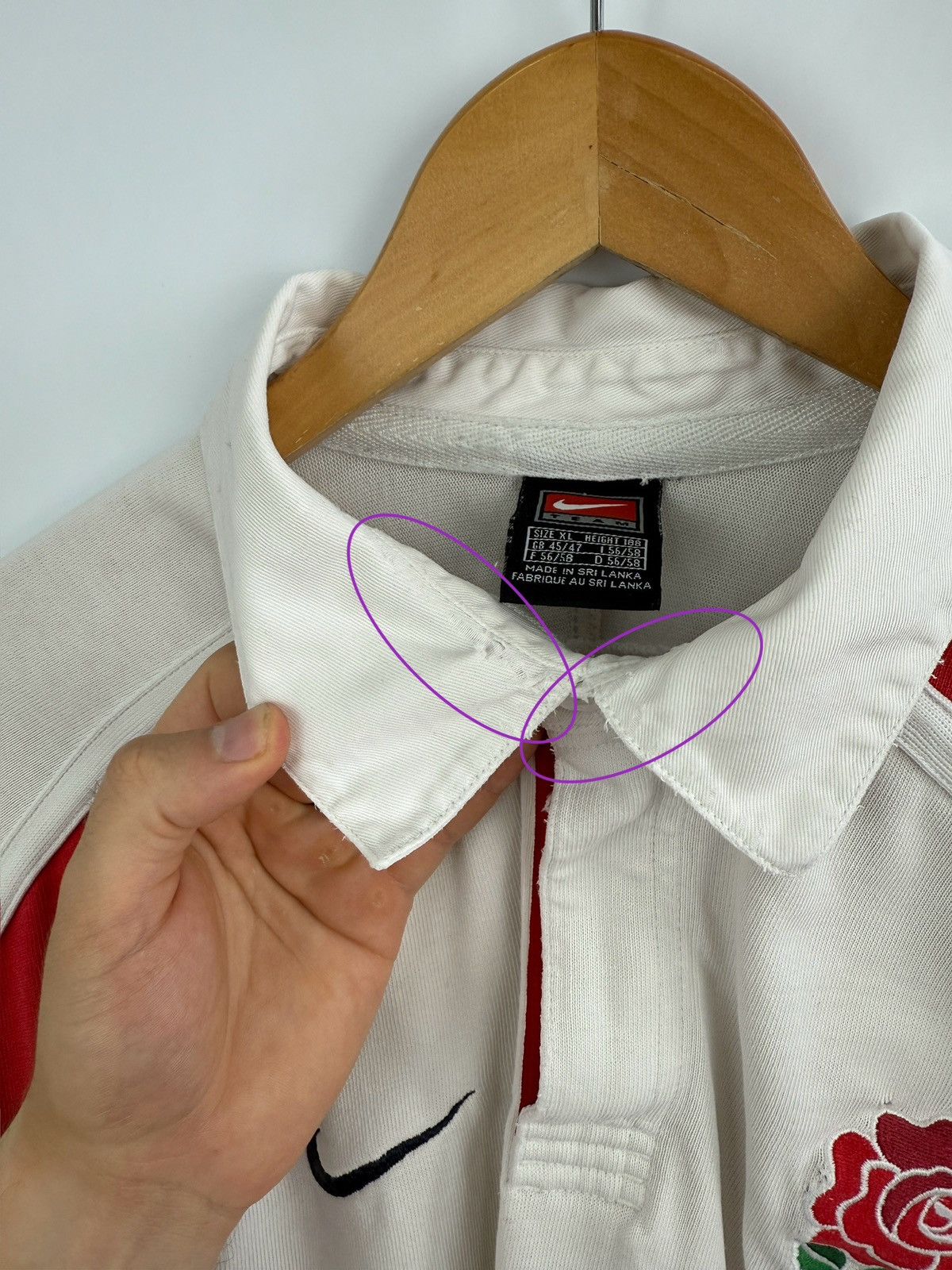 Nike 🏴󠁧󠁢󠁥󠁮󠁧󠁿 Vintage 90s Nike Rugby England BT Cellnet Y2K Rare Retro Size US XL / EU 56 / 4 - 9 Thumbnail
