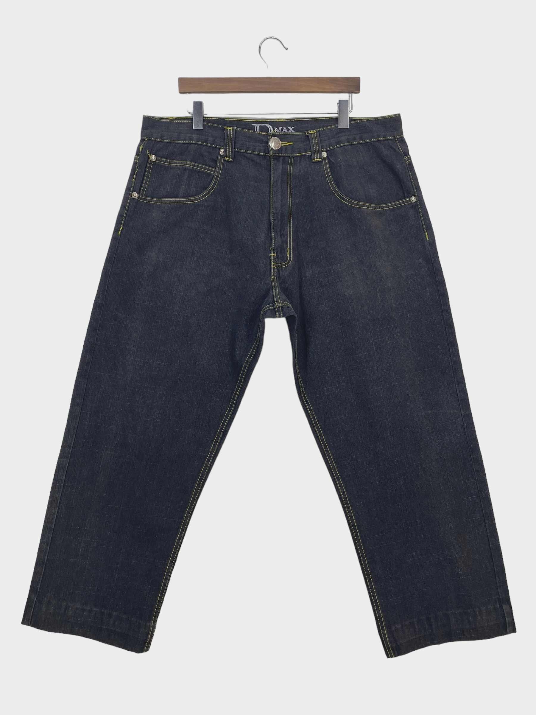 Japanese Brand Dmax Denim Jeans Hip Hop Baggy Skateboards Jeans Size US 40 / EU 56 - 2 Thumbnail