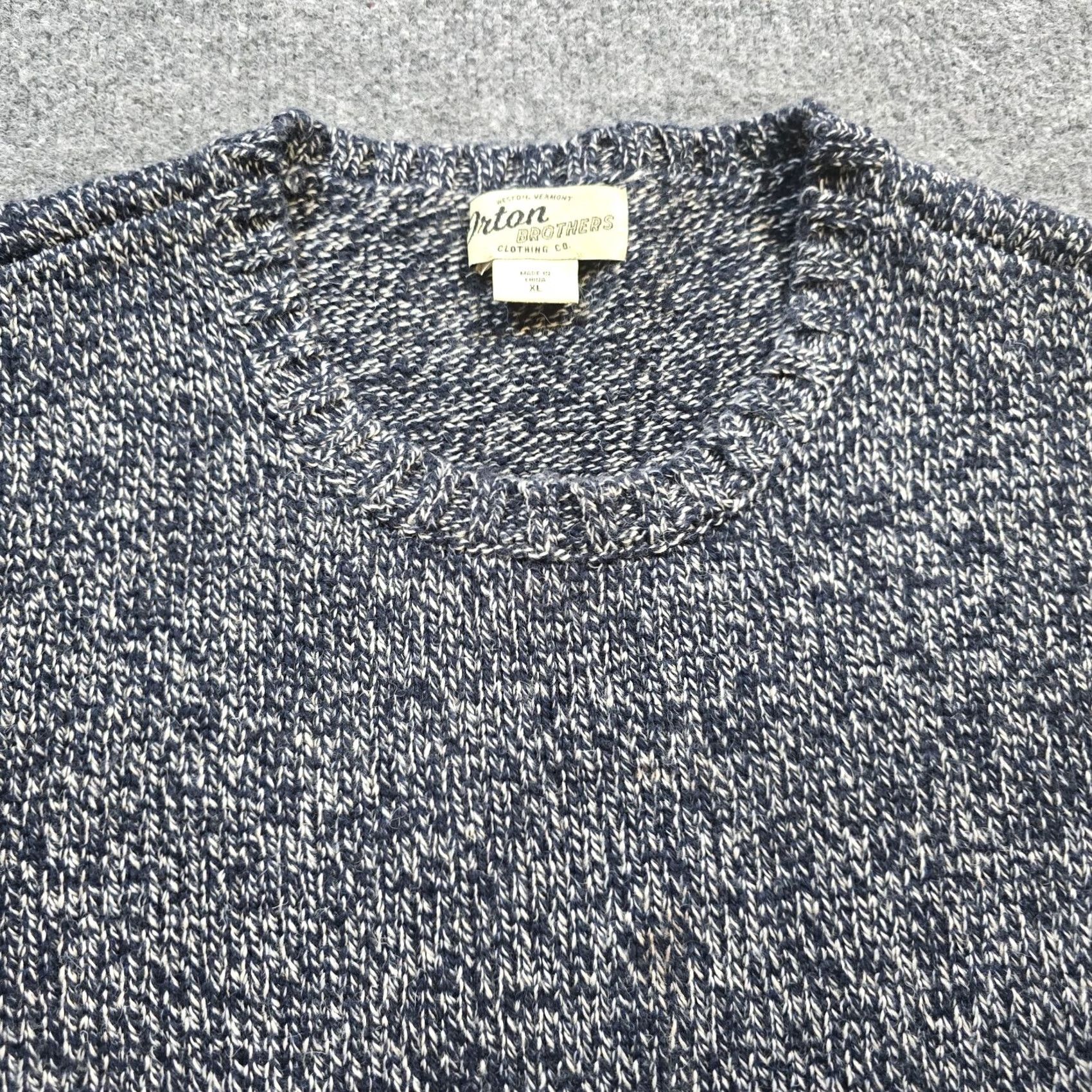 Vintage Orton Brothers Sweater Mens XL Black Wool Blend Crew Neck Vermont Casual Size US XL / EU 56 / 4 - 2 Thumbnail