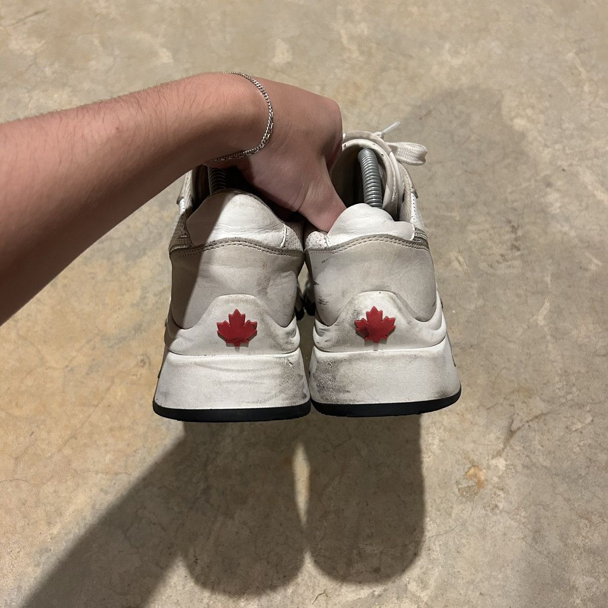 Designer × Dsquared2 Dsquared2 Stretched Leaf Running Trainers EU 40 Size US 7 / EU 40 - 5 Thumbnail
