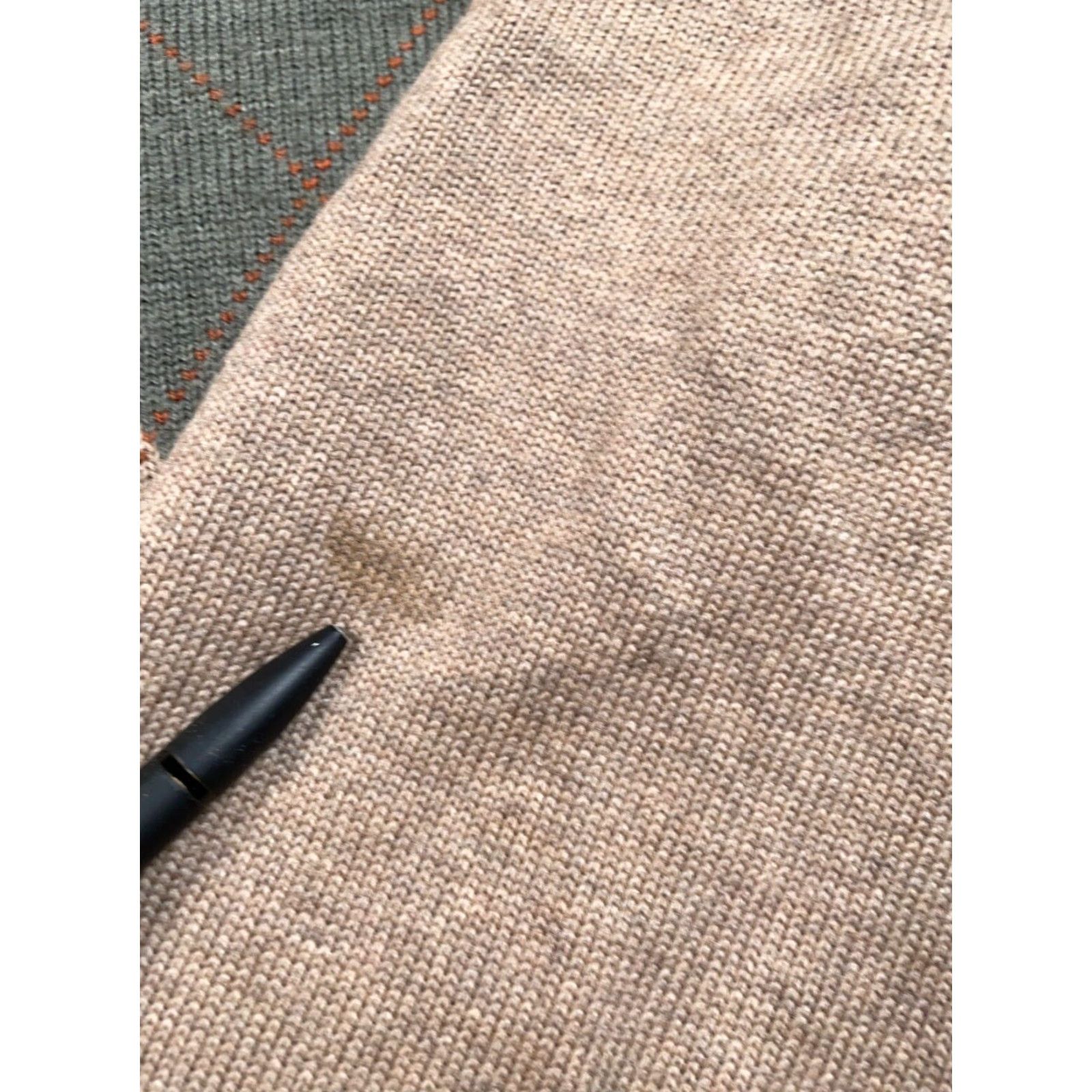 Brooks Brothers VINTAGE Brooks Brothers Sweater Adult Large Beige Wool Argyle Diamond 1/4-Zip Pullover Mens Size US L / EU 52-54 / 3 - 5 Thumbnail