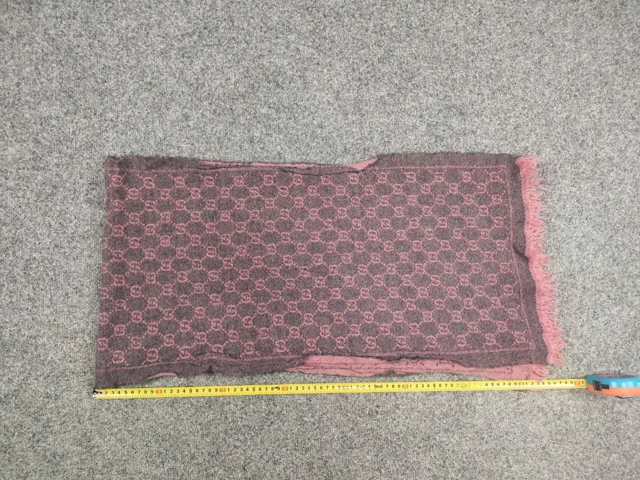 Gucci Gucci GG Monogram Authentic double-sided wool scarf Size ONE SIZE - 14 Thumbnail