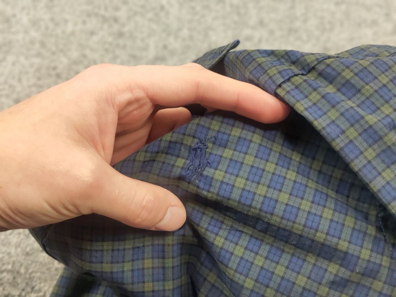 Polo Ralph Lauren Vintage Polo Ralph lauren Blue Check Button Flannel Shirt Size US M / EU 48-50 / 2 - 8 Thumbnail