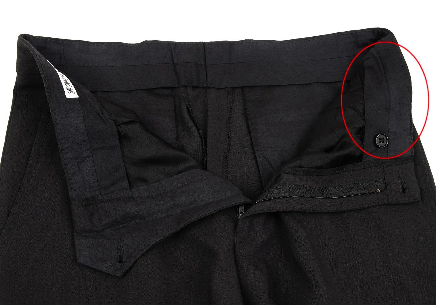 Emporio Armani Wool Center Press Pants in Black, Size 46 Size US 30 / EU 46 - 9 Thumbnail