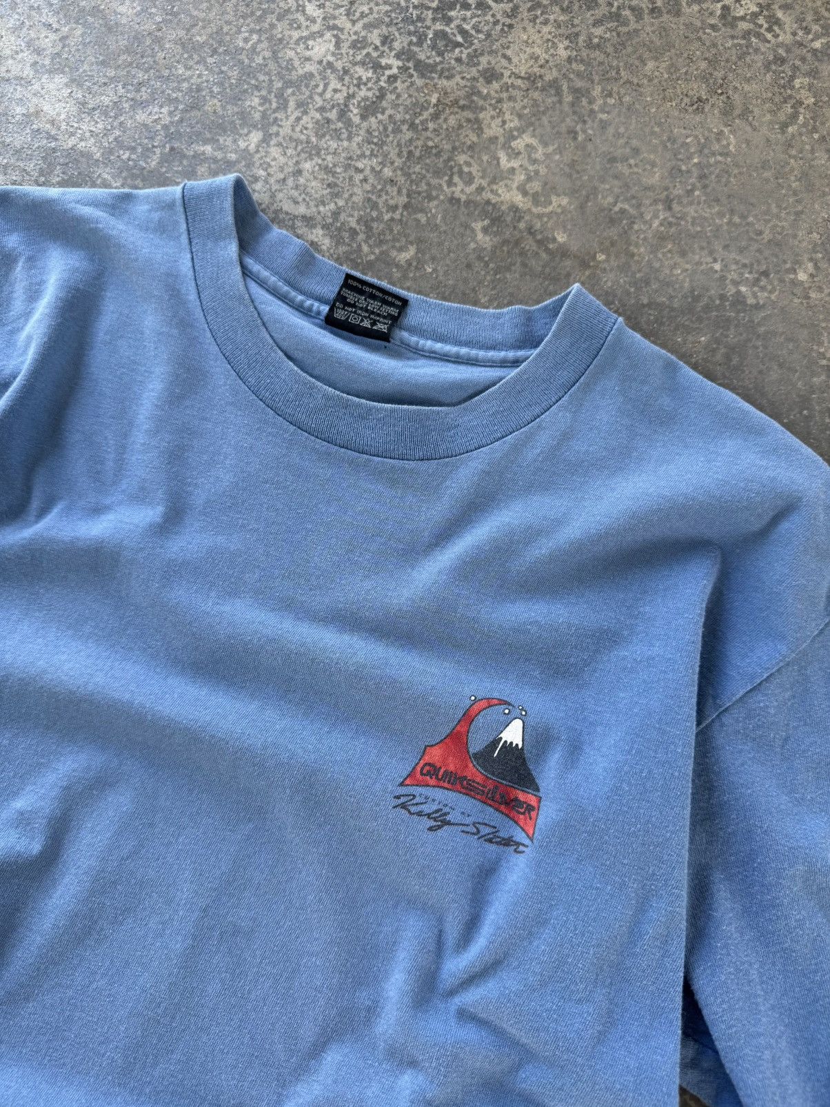 Quiksilver × Vintage Vintage 90’s Quiksilver Tee Size US L / EU 52-54 / 3 - 4 Thumbnail