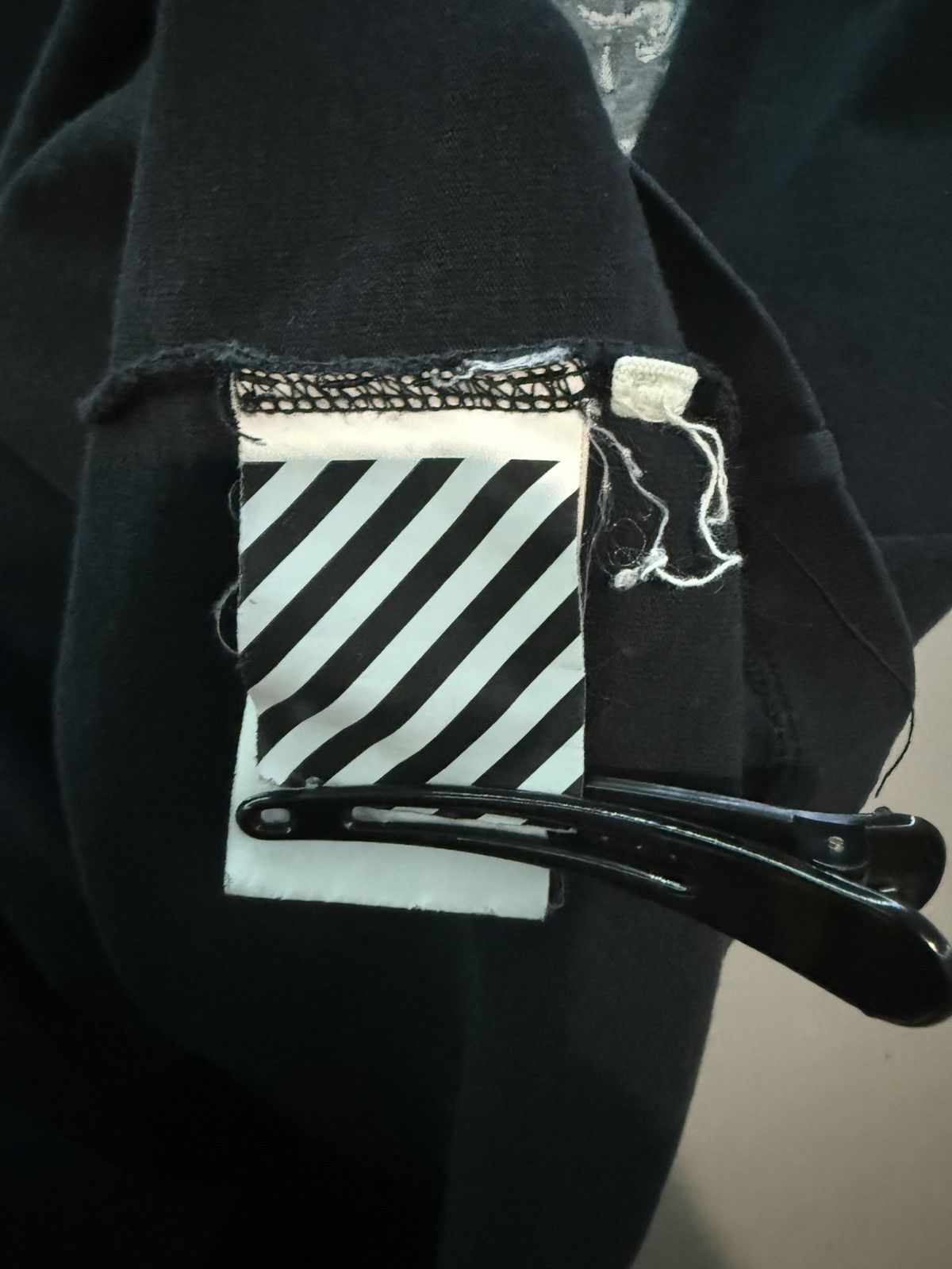 Off-White Black Off-White Tee Size US L / EU 52-54 / 3 - 5 Thumbnail