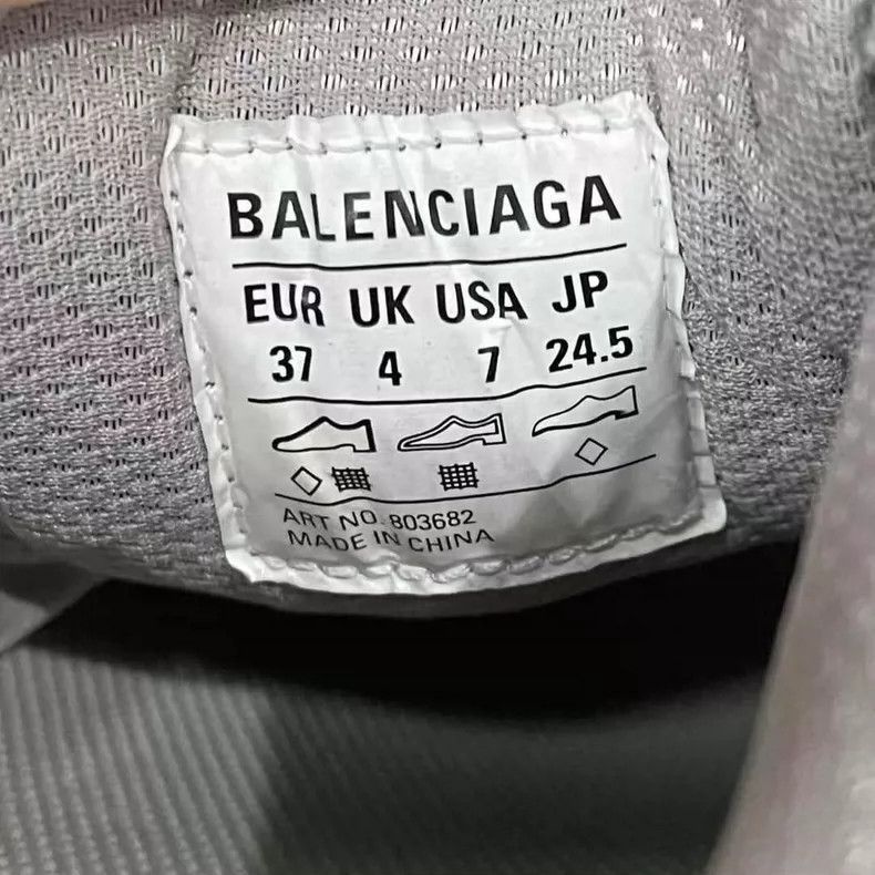 Balenciaga Balenciaga Gray White Dad Sneakers-2505 Size US 5 / EU 37 - 8 Thumbnail