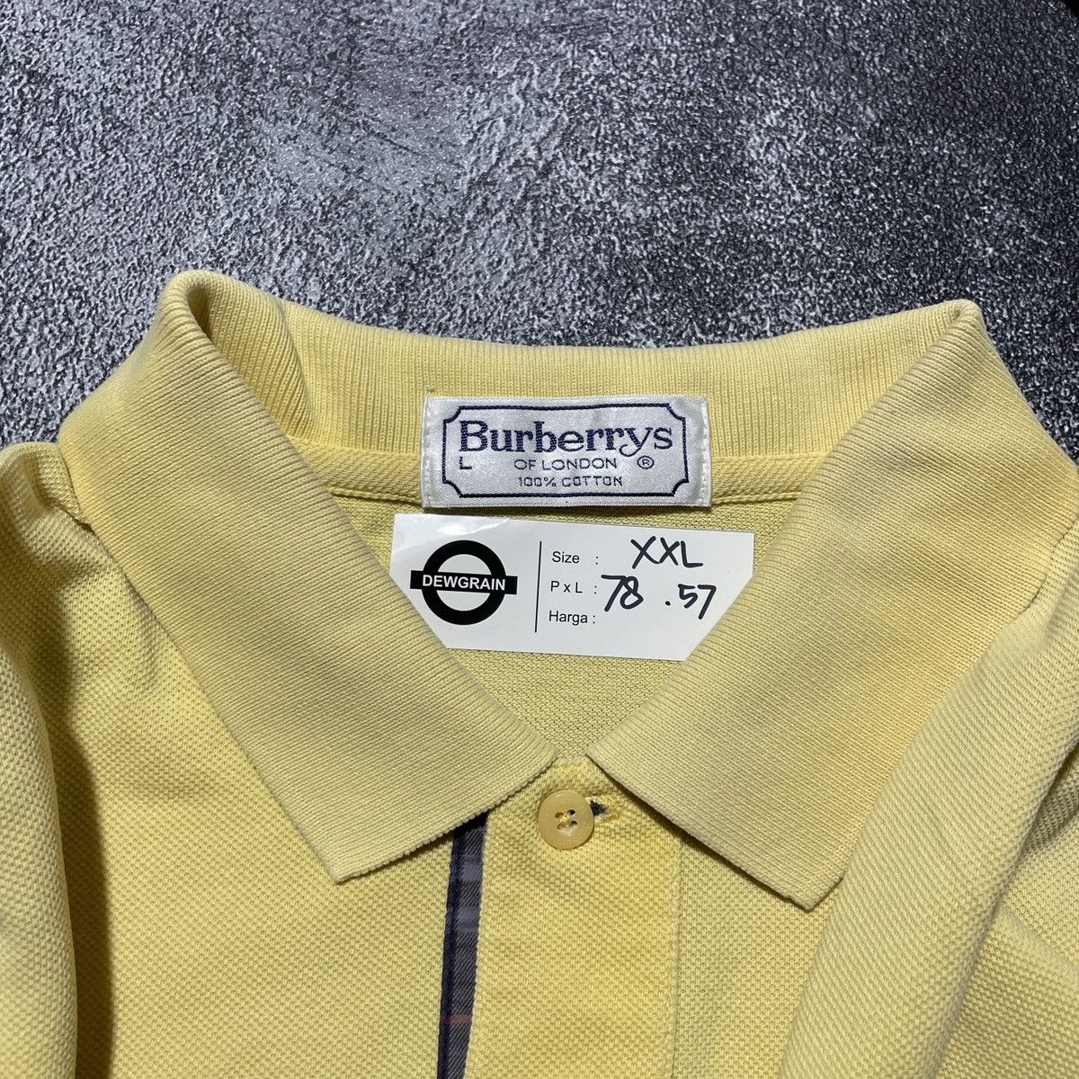 Burberry × Gosha Rubchinskiy Vintage Burberry Poloshirt Size US XXL / EU 58 / 5 - 4 Thumbnail