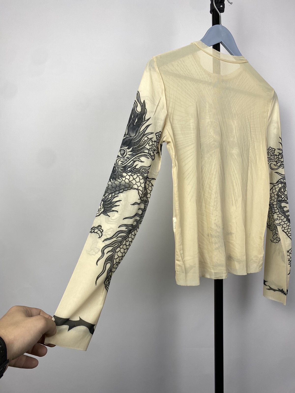 Designer × Japanese Brand Save The Queen Jean Paul Gaultier Style Mesh Top Blouses Size M / US 6-8 / IT 42-44 - 7 Thumbnail