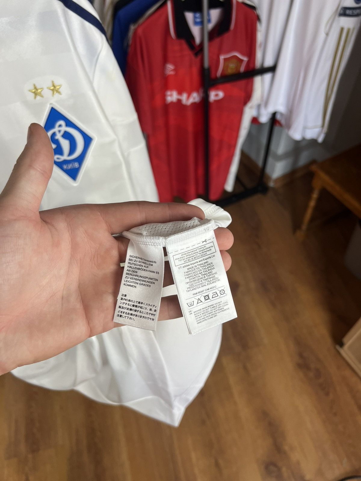 Adidas Soccer Jersey Adidas Dynamo Kyiv 2015/16 Yarmolenko #10 Size US L / EU 52-54 / 3 - 10 Thumbnail