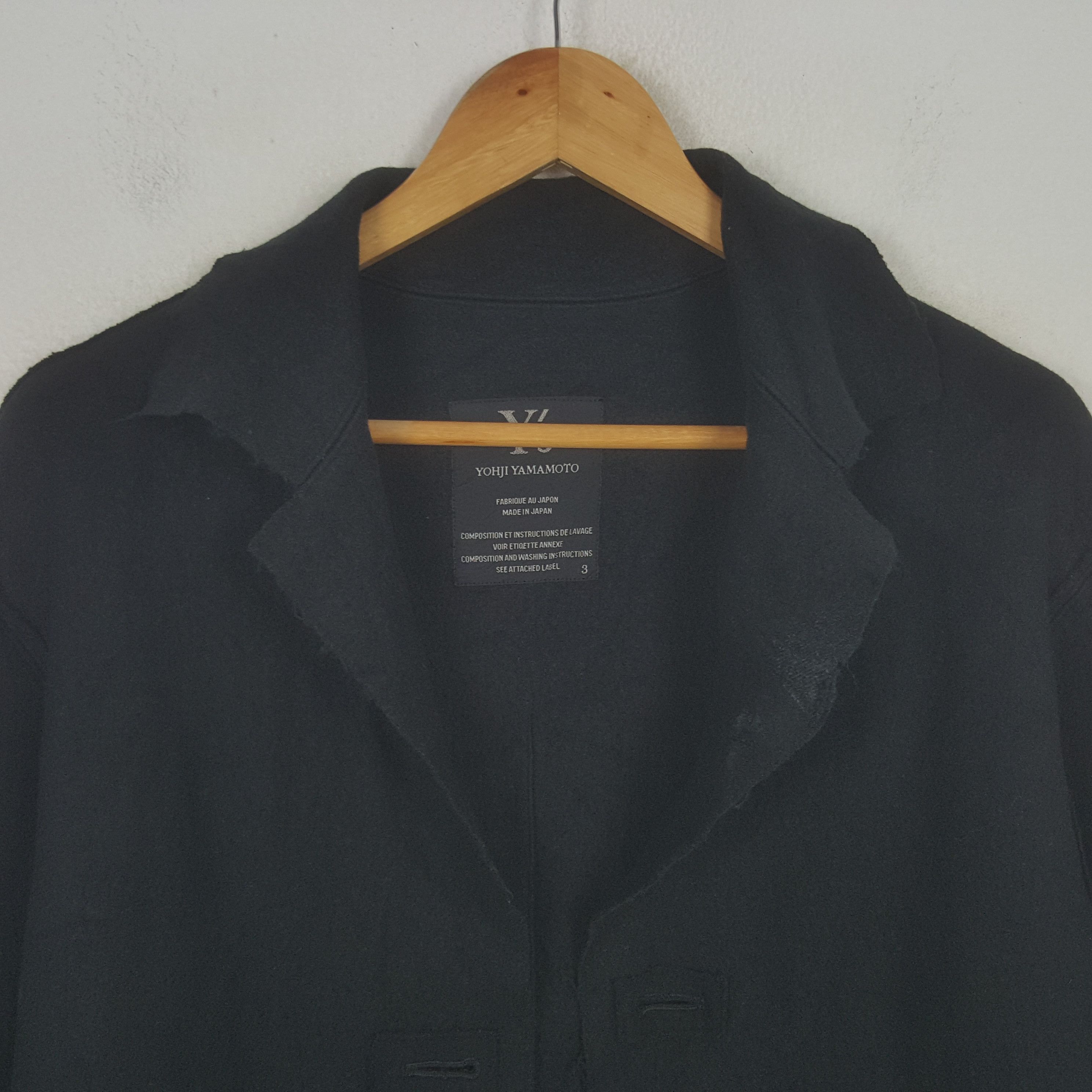 Yohji Yamamoto Vintage Y's by Yohji Yamamoto Japanese Trench Jacket C300N20 Size US M / EU 48-50 / 2 - 3 Thumbnail