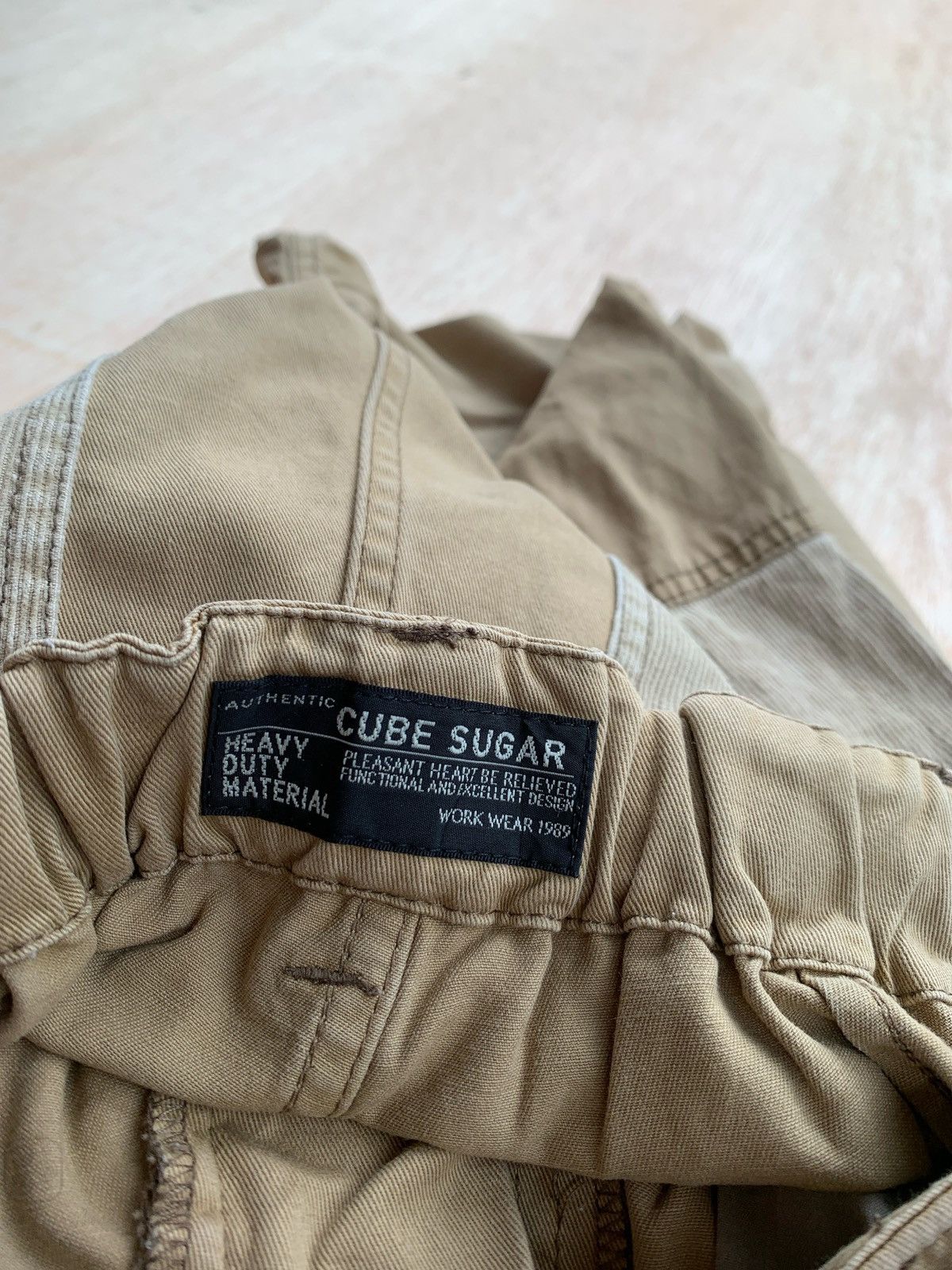 Japanese Brand × Sugar Cane Japanese Cube Sugar Double Knee Pants Size US 30 / EU 46 - 6 Thumbnail