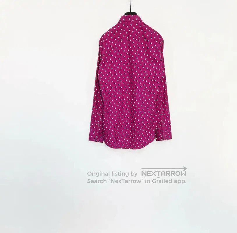 Kenzo KENZO Men's Long Sleeve Shirt in Fuchsia . Size US M / EU 48-50 / 2 - 2 Thumbnail