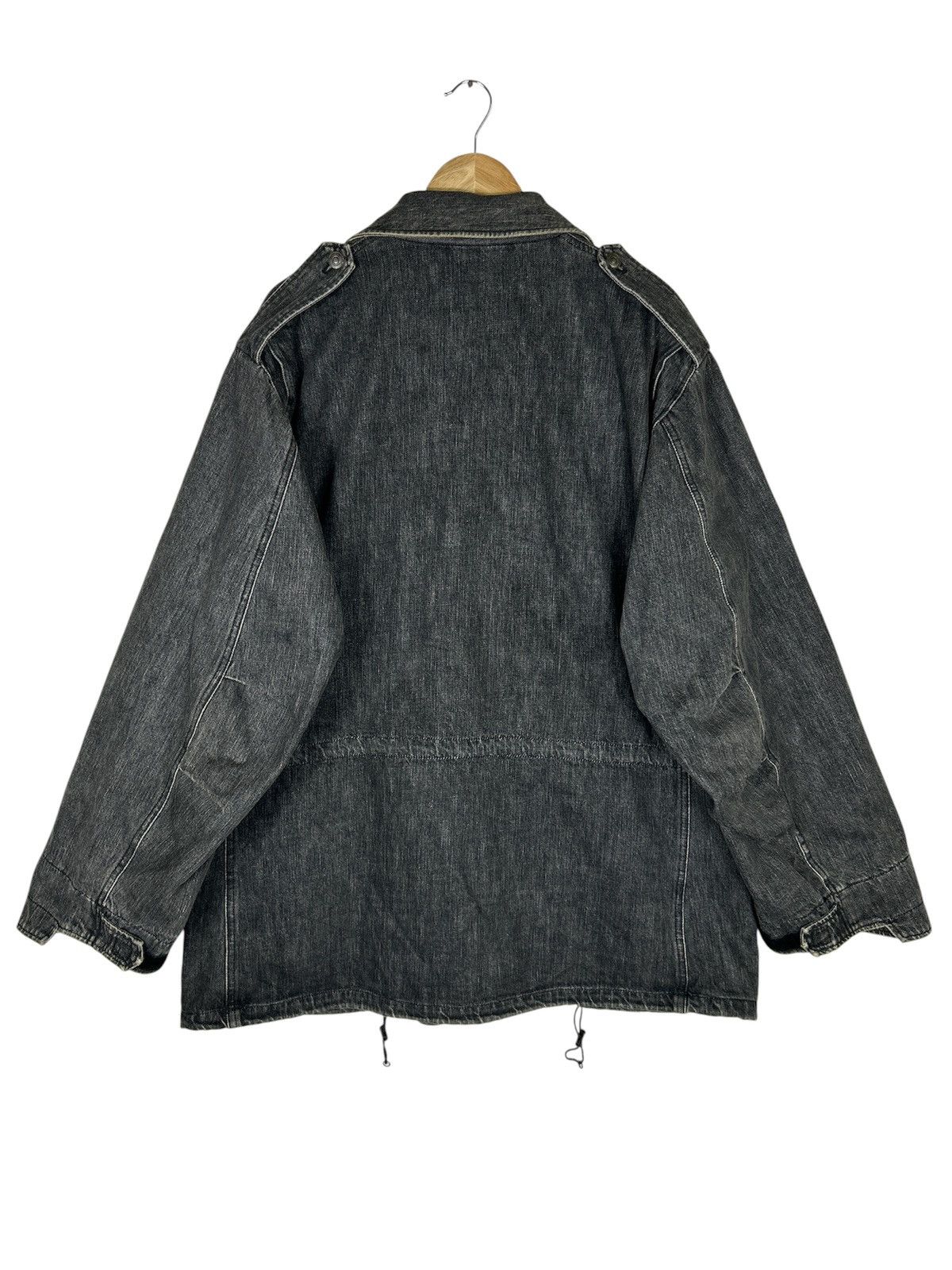 Swagger Vntage SWAGGER Denim Jacket Black Washed Japanese Streetwear Size US XL / EU 56 / 4 - 16 Thumbnail