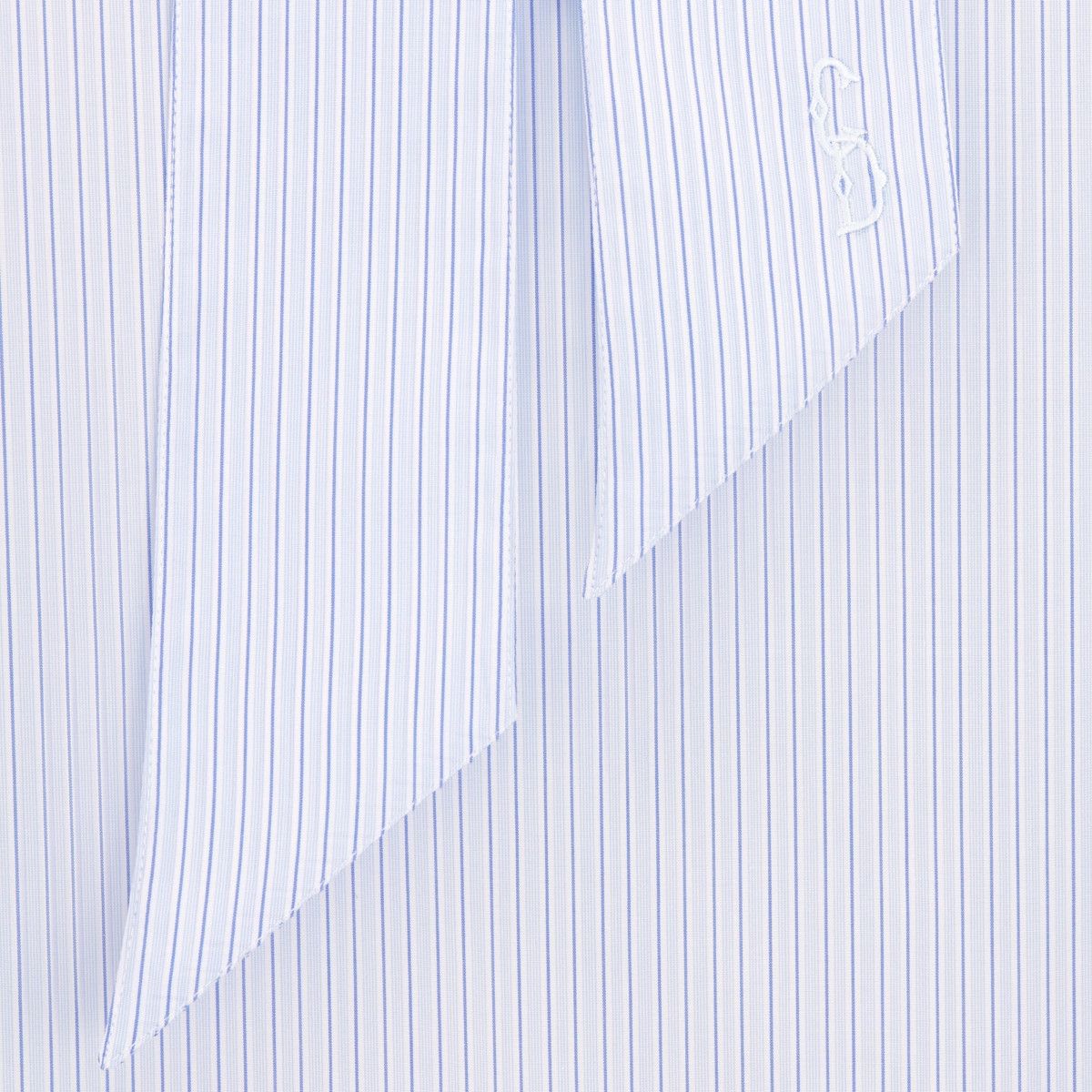Dior o1w1db11024 Shirt With Tied Detail in Blue Size US XXL / EU 58 / 5 - 7 Thumbnail