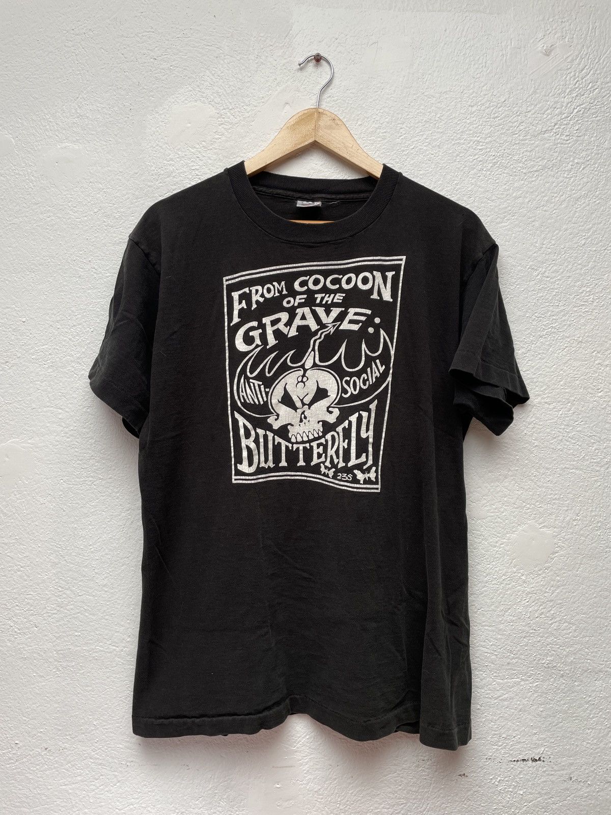 Vintage Vintage 1990s From Cocoon Of The Grave Anti-Social VERY RARE Size US L / EU 52-54 / 3 - 1 Thumbnail