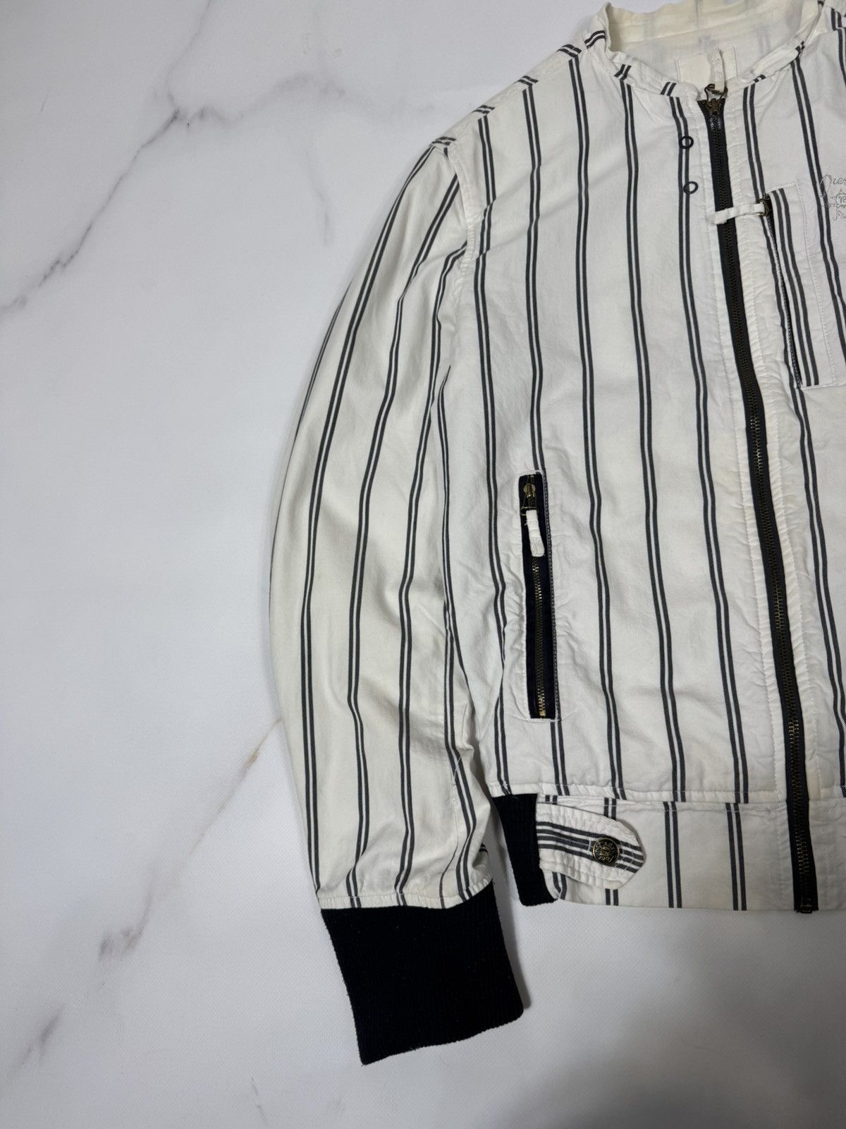 Diesel Vintage Diesel Striped Zip Jacket Size US M / EU 48-50 / 2 - 6 Thumbnail