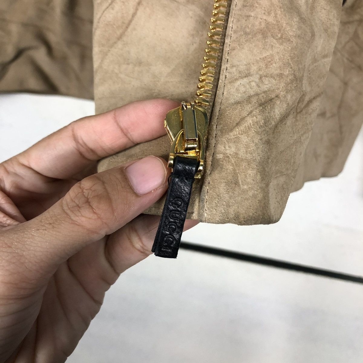 Gucci 🔥ARCHIVE PIG SKINS BIKER LEATHER JACKET GUCCI DOUBLE COLLAR Size US M / EU 48-50 / 2 - 18 Thumbnail