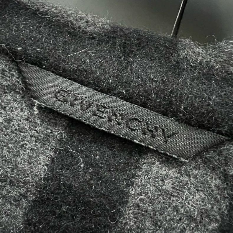 Givenchy Givenchy Size44 Wool Silk Hooded Knit Jacket Size US M / EU 48-50 / 2 - 4 Thumbnail