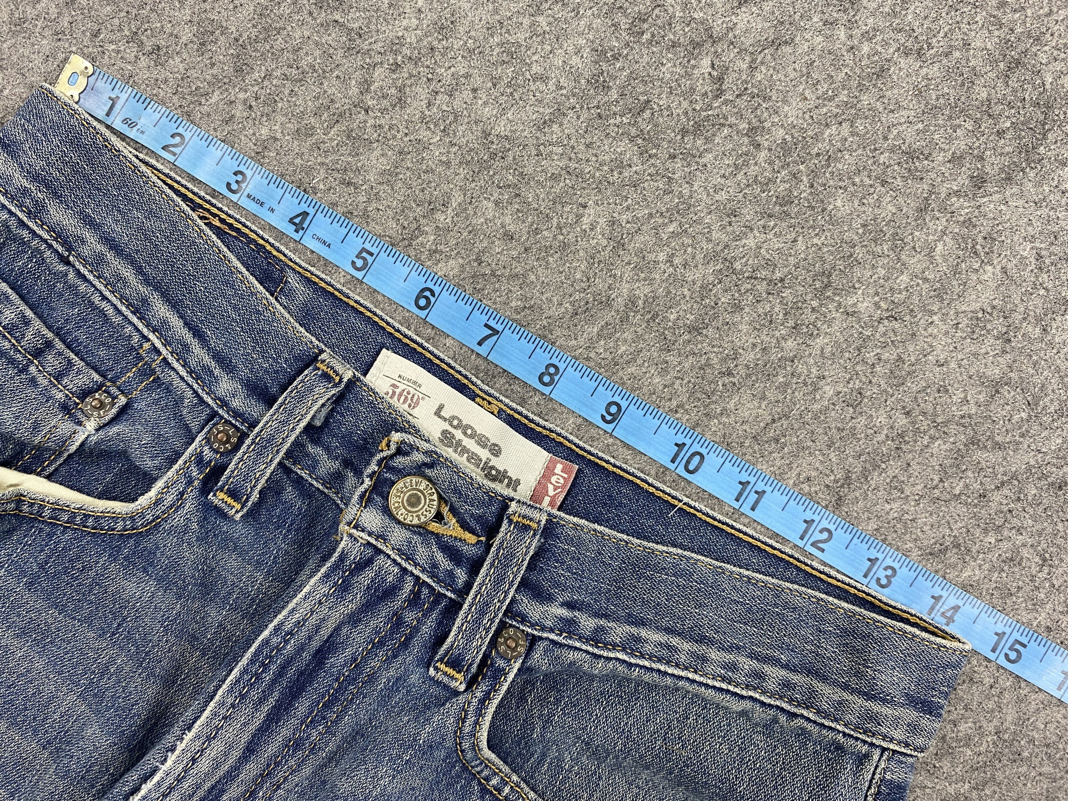 Levi's Faded Blue Vintage Levi's 569 29x28 Denim -JN2089 Size US 29 - 5 Thumbnail