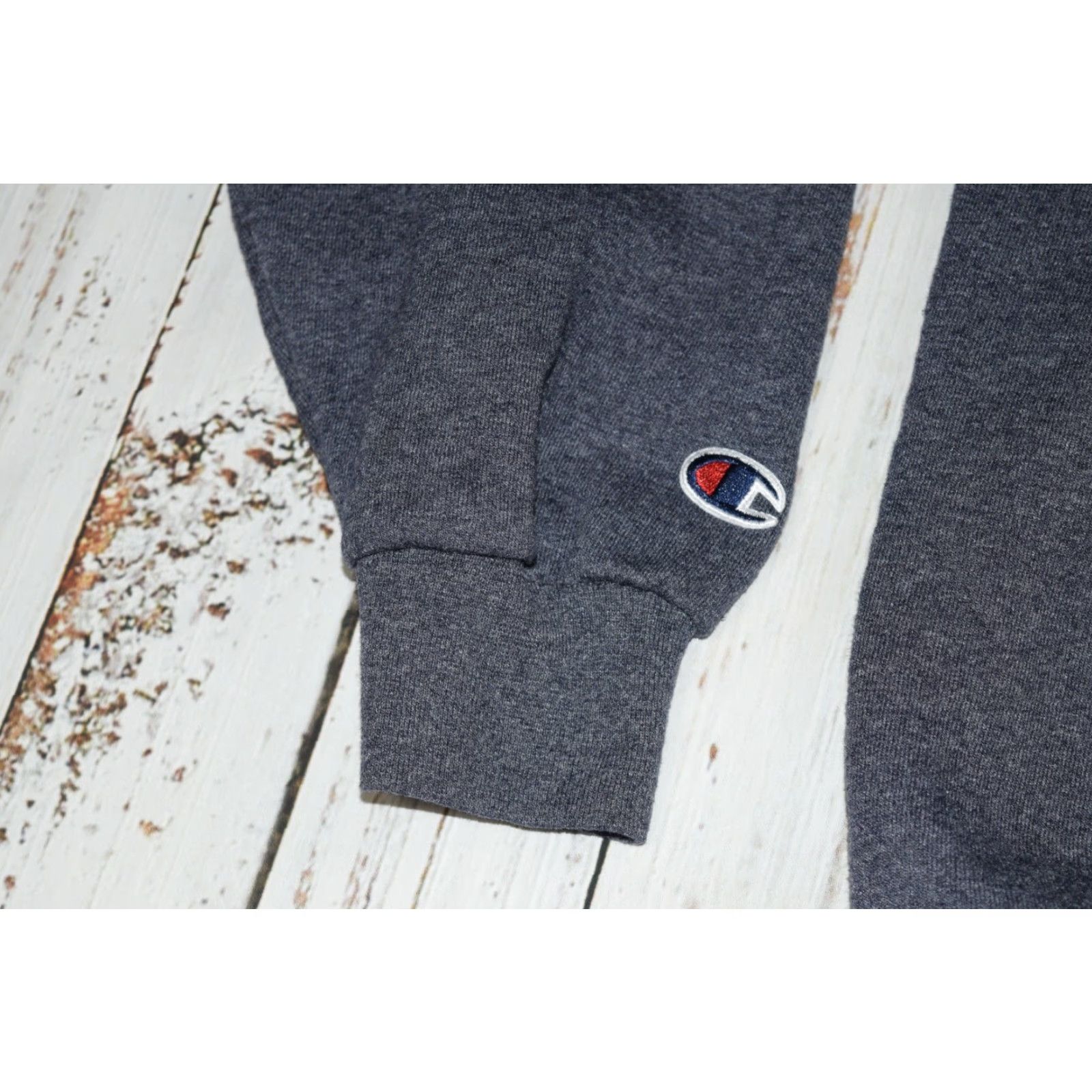 Champion CHAMPION ECO AUTHENTIC HOODIE Mens XL Gray Pullover Sweatshirt Size US XL / EU 56 / 4 - 8 Thumbnail
