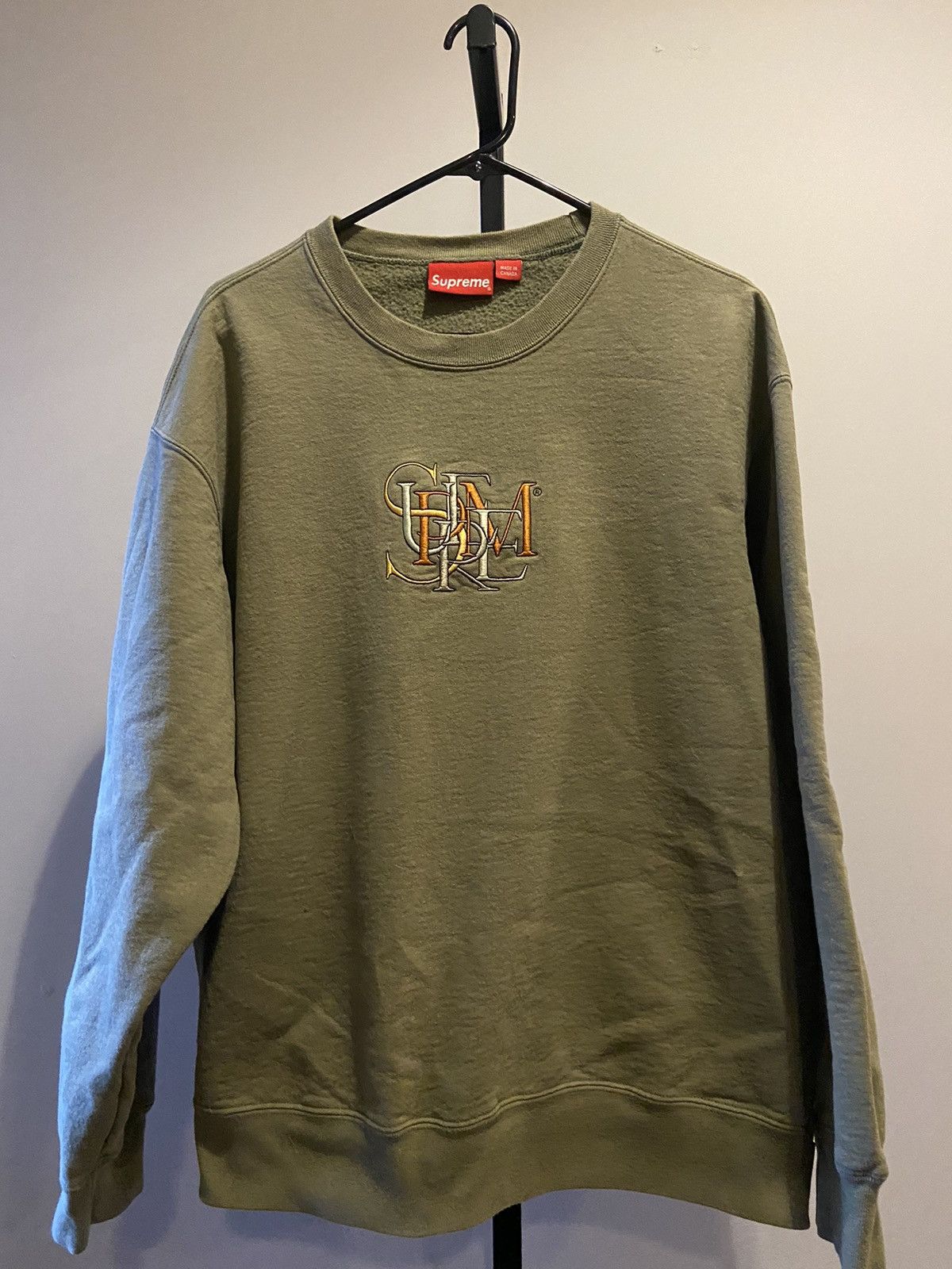 Supreme Supreme SS22 Overlap Crewneck Size US L / EU 52-54 / 3 - 1 Thumbnail