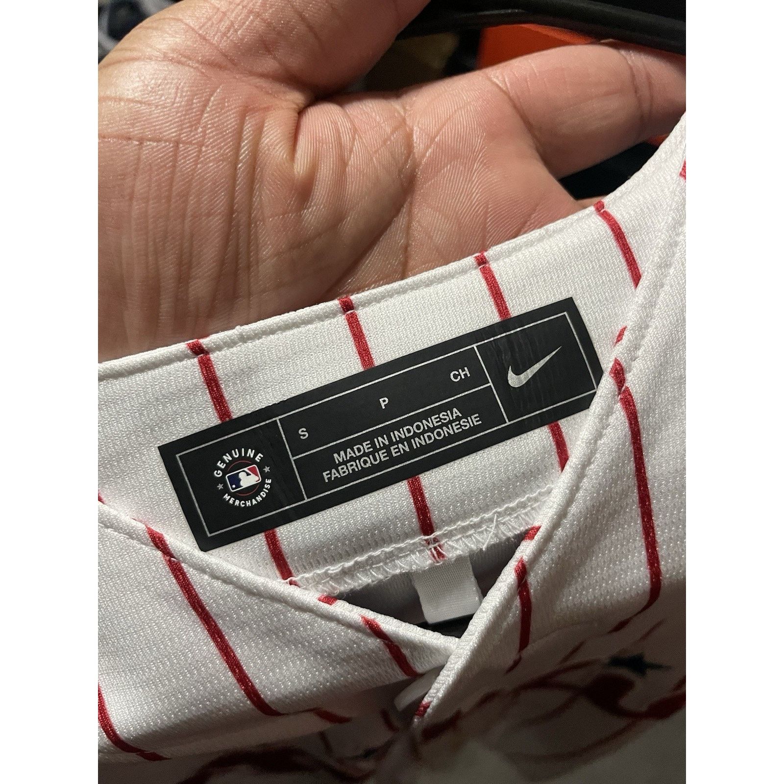 Nike Size Small- Nike Aaron Nola Jersey Phila Phillies #27 Adult Size US S / EU 44-46 / 1 - 3 Thumbnail
