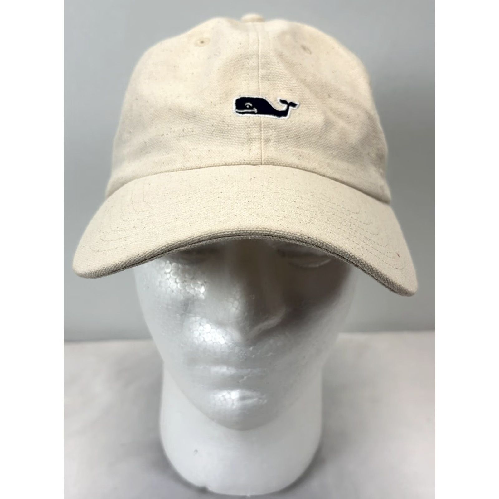 Vineyard Vines Vineyard Vines Baseball Hat Cap Adjustable Classic Cotton GUC Unisex Adults One Size Ivory Men Women Boys Girls Size ONE SIZE - 2 Thumbnail
