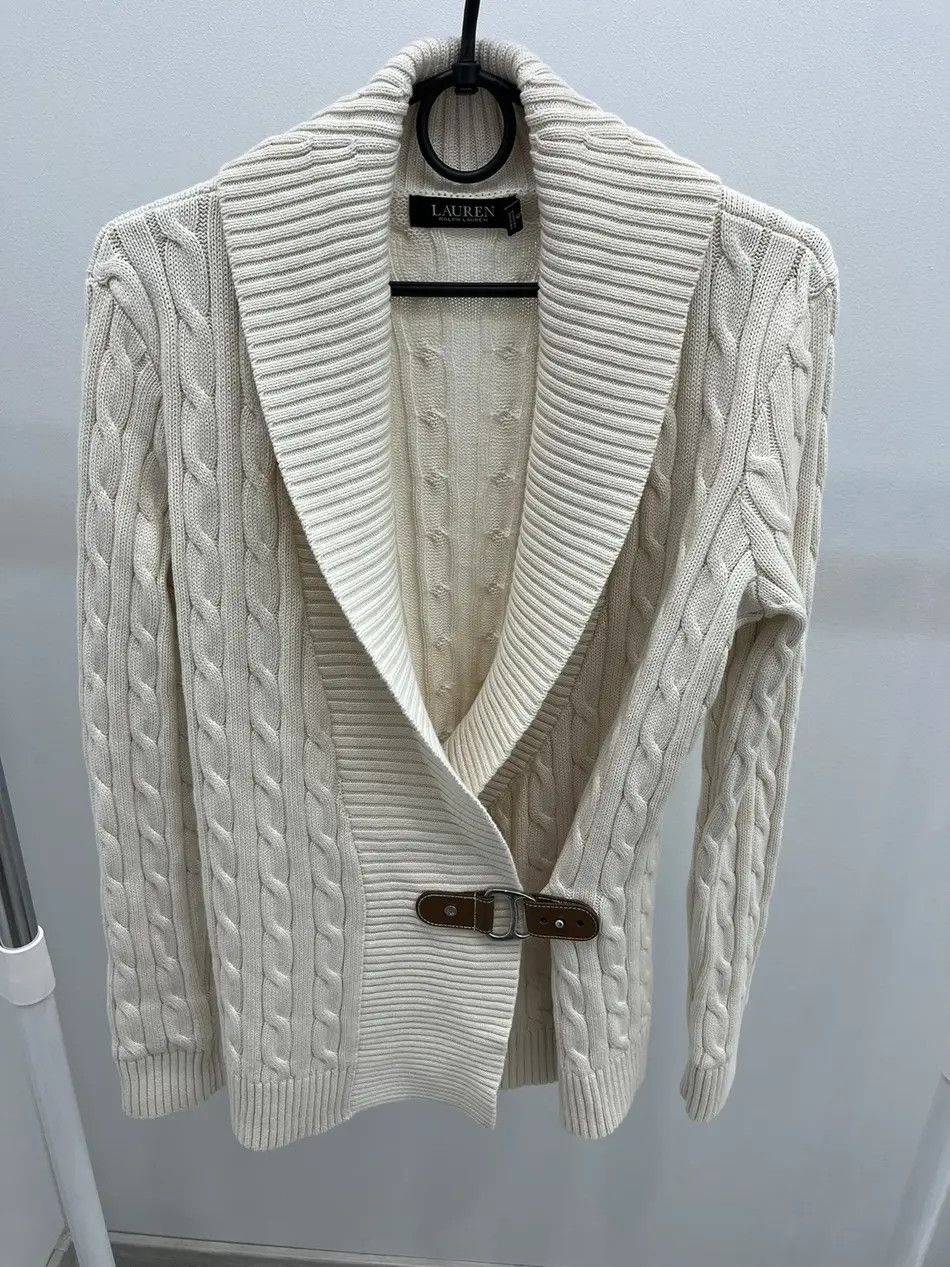 Lauren Ralph Lauren Lauren Ralph Lauren Black Label Cardigan Cotton Sweater Size M / US 6-8 / IT 42-44 - 1 Thumbnail