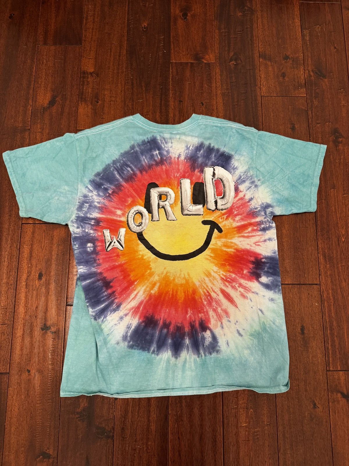 Travis Scott 2018 Travis Scott Astroworld Cactus Jack Tie Dye shirt Size US L / EU 52-54 / 3 - 3 Thumbnail