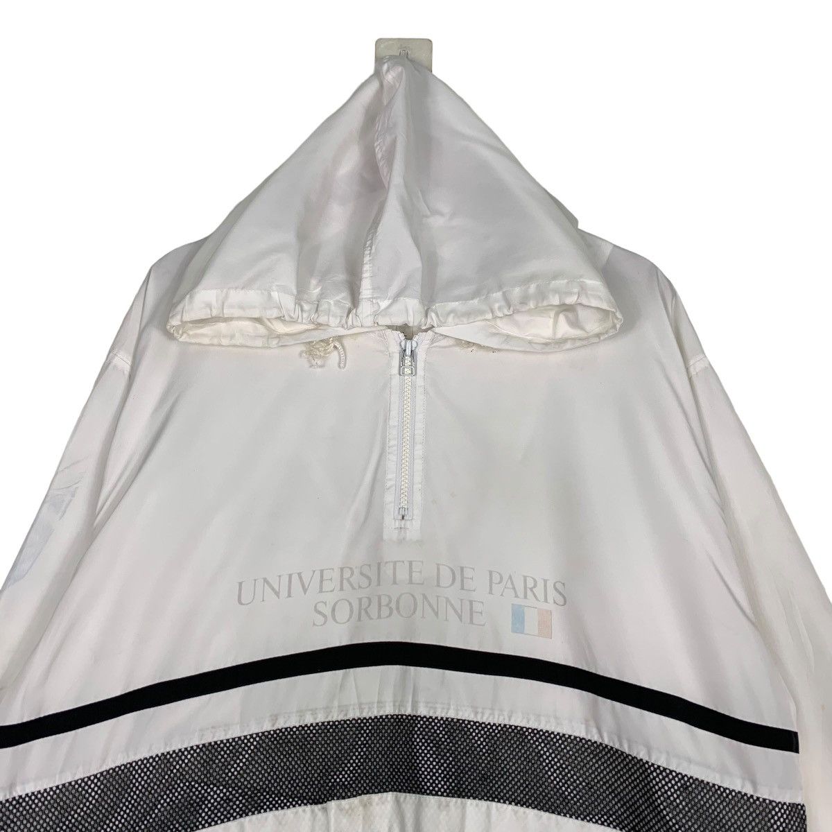 Vintage UNIVERSITE DE PARIS SORBONNE Big Logo Anorak #0379-C17 Size US L / EU 52-54 / 3 - 7 Thumbnail