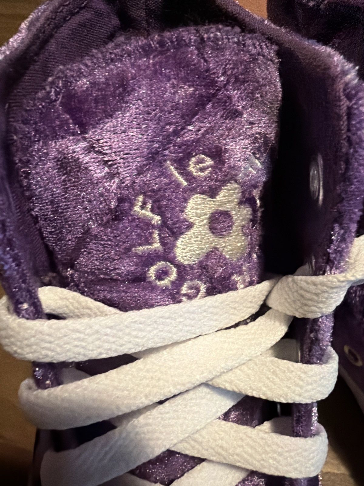 Converse × Golf le Fleur Converse x Golf le Fleur Quilted Velvet Size US 8.5 / IT 38.5 - 3 Thumbnail