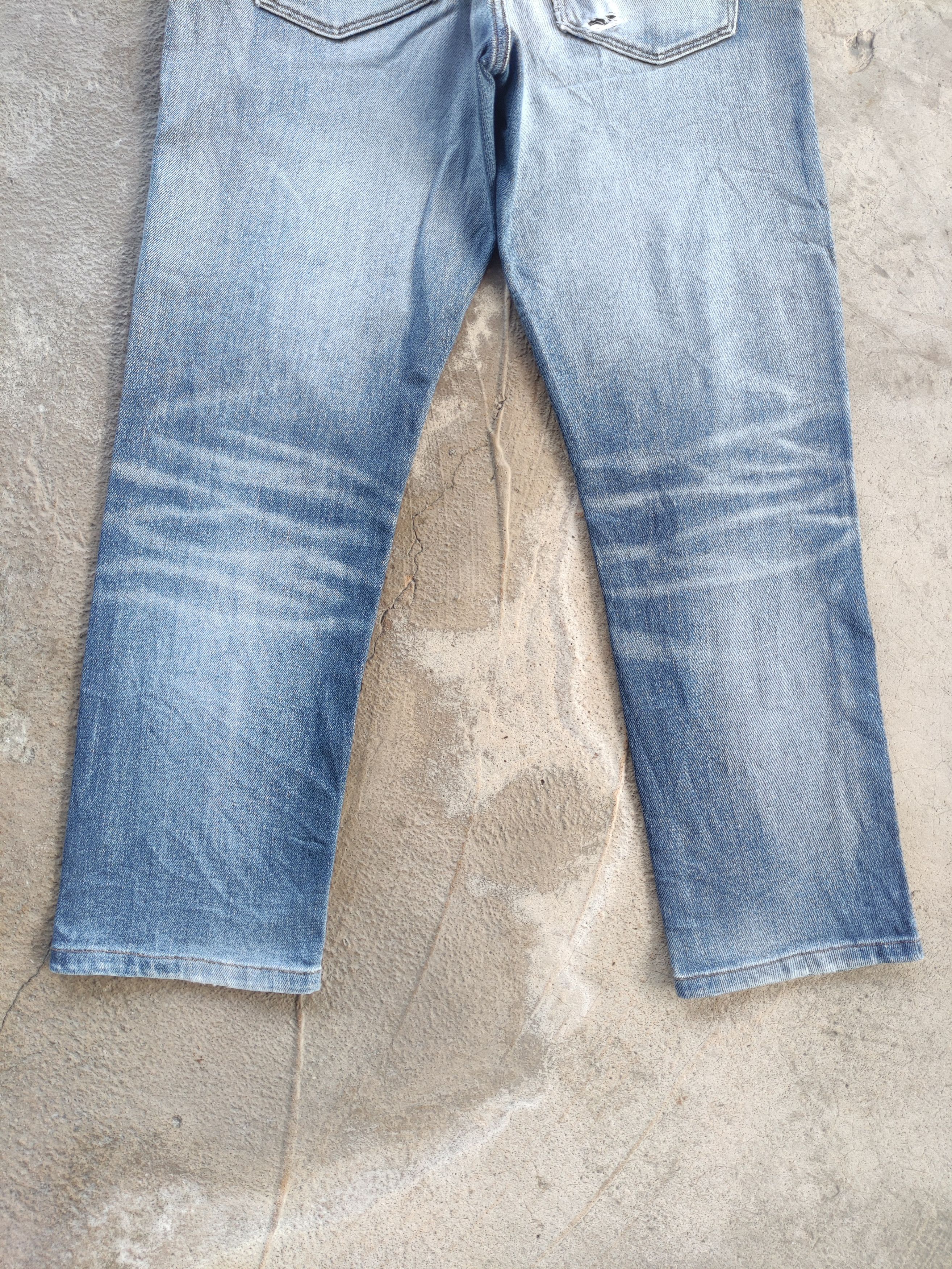 Japanese Brand Vintage Japanese Jean Distressed Faded Denim Pants Size US 34 / EU 50 - 10 Thumbnail