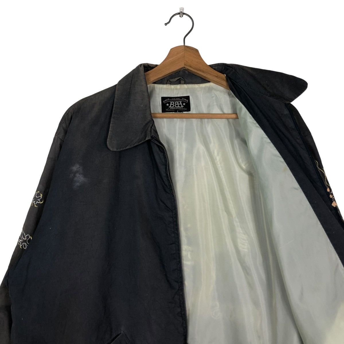 Japanese Brand 🔥VINTAGE DOUBLE BH RUSTY SUKAJAN JACKET JAPAN YOKOSUKA Size US L / EU 52-54 / 3 - 14 Thumbnail