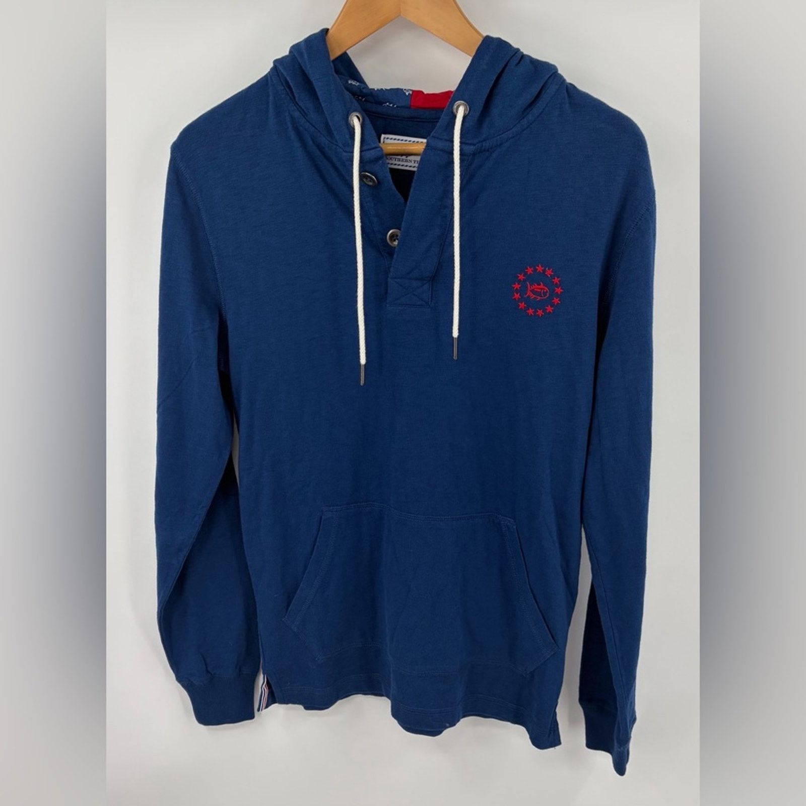 Southern Tide Southern Tide men’s freedom rocks hoodie yacht blue XS NWT Size US XS / EU 42 / 0 - 1 Thumbnail