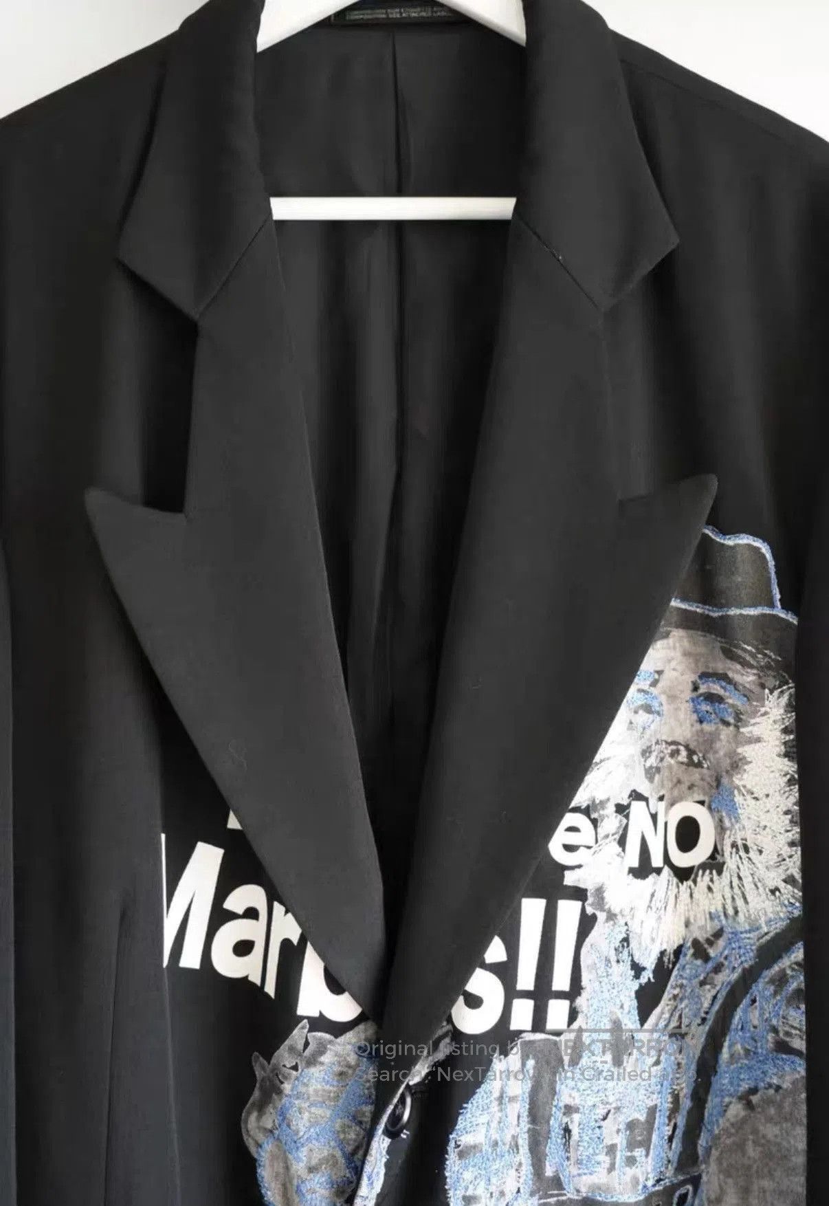 Yohji Yamamoto Black Long Coat . Size US L / EU 52-54 / 3 - 3 Thumbnail