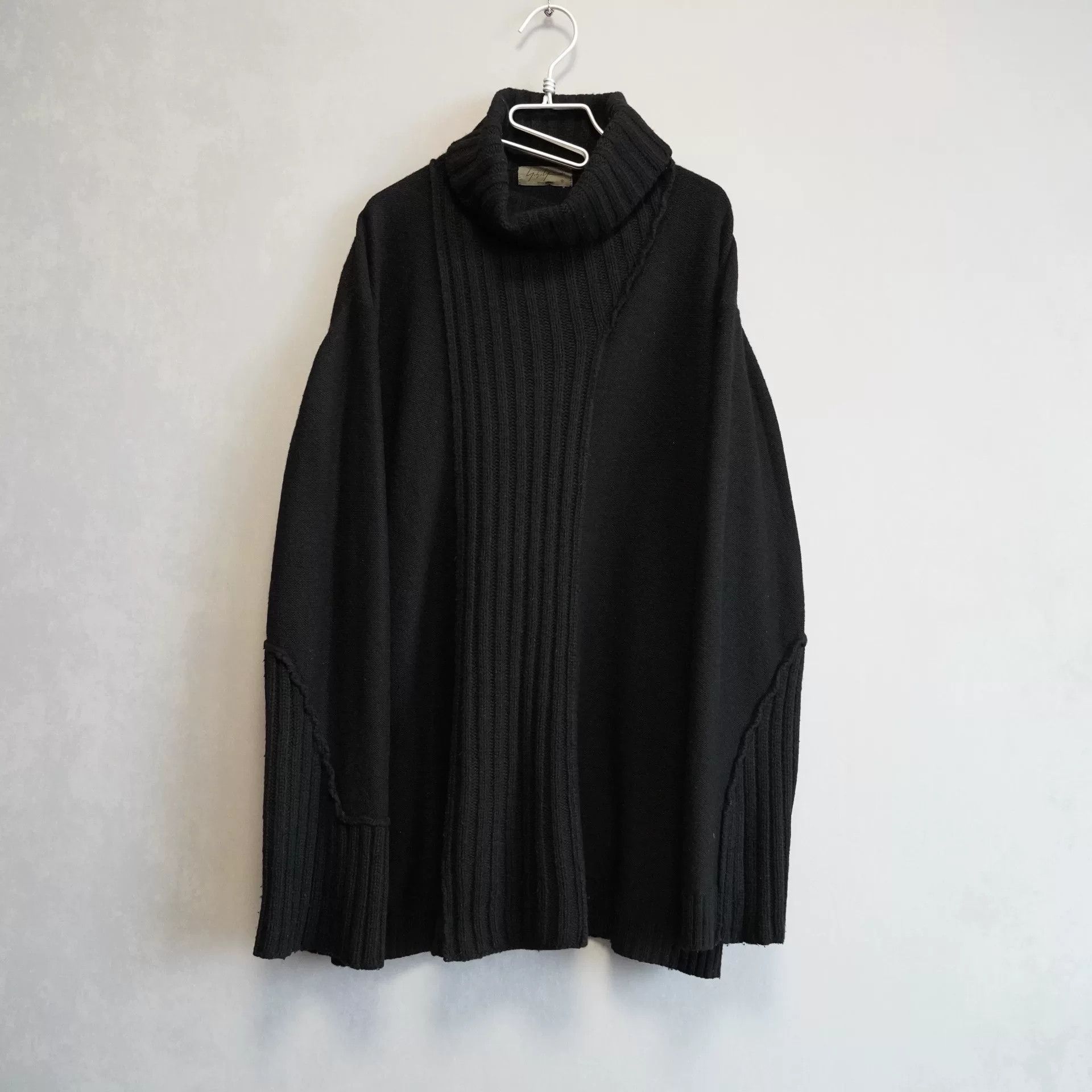 Yohji Yamamoto Yohji Yamamoto Black Turtleneck Sweater Size US M / EU 48-50 / 2 - 1 Thumbnail