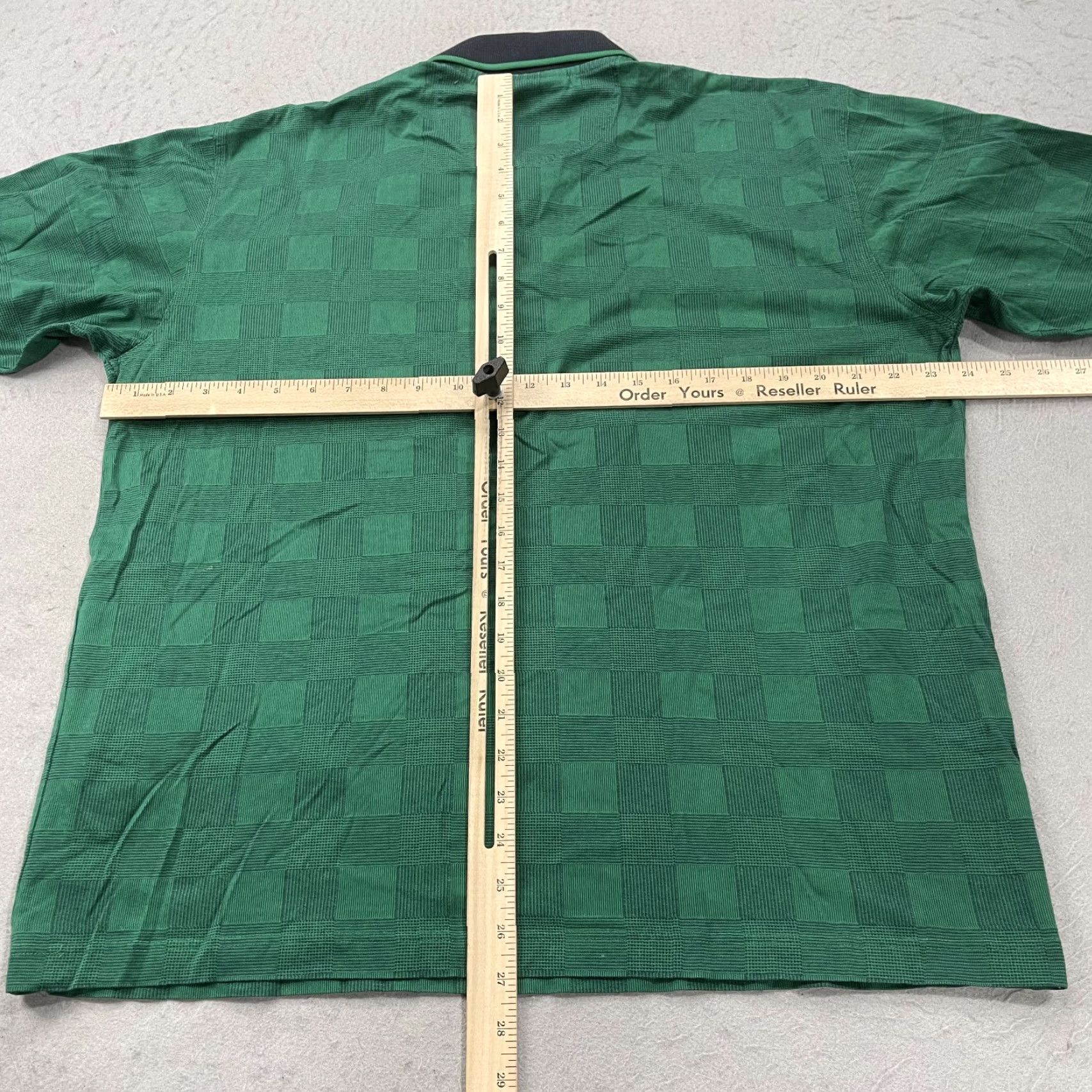 VINTAGE Slazenger Masters Golf Polo Shirt Mens L Green Polo 90s Golf Shirt Mens L Green Slazenger Augusta Cotton 90s