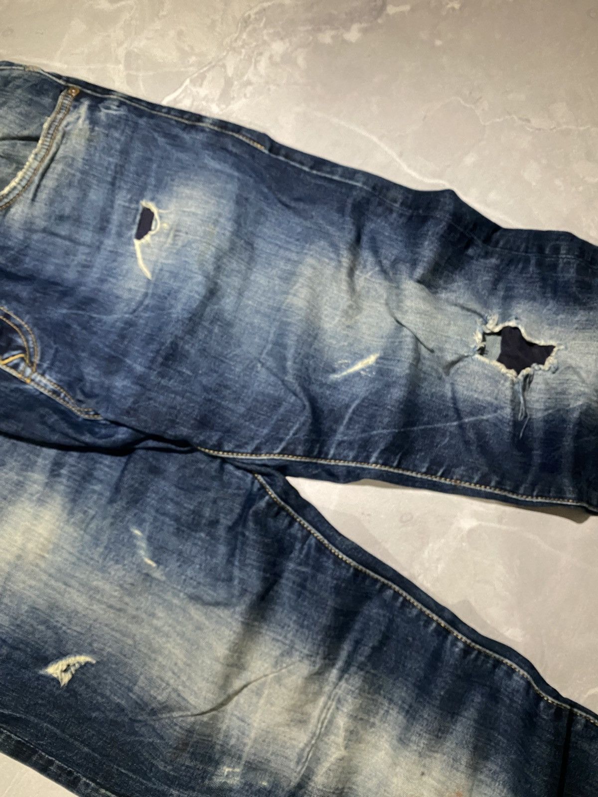 Japanese Brand Archive Washed Darkwear Slim Denim / Japan Vibe Size US 33 - 4 Thumbnail