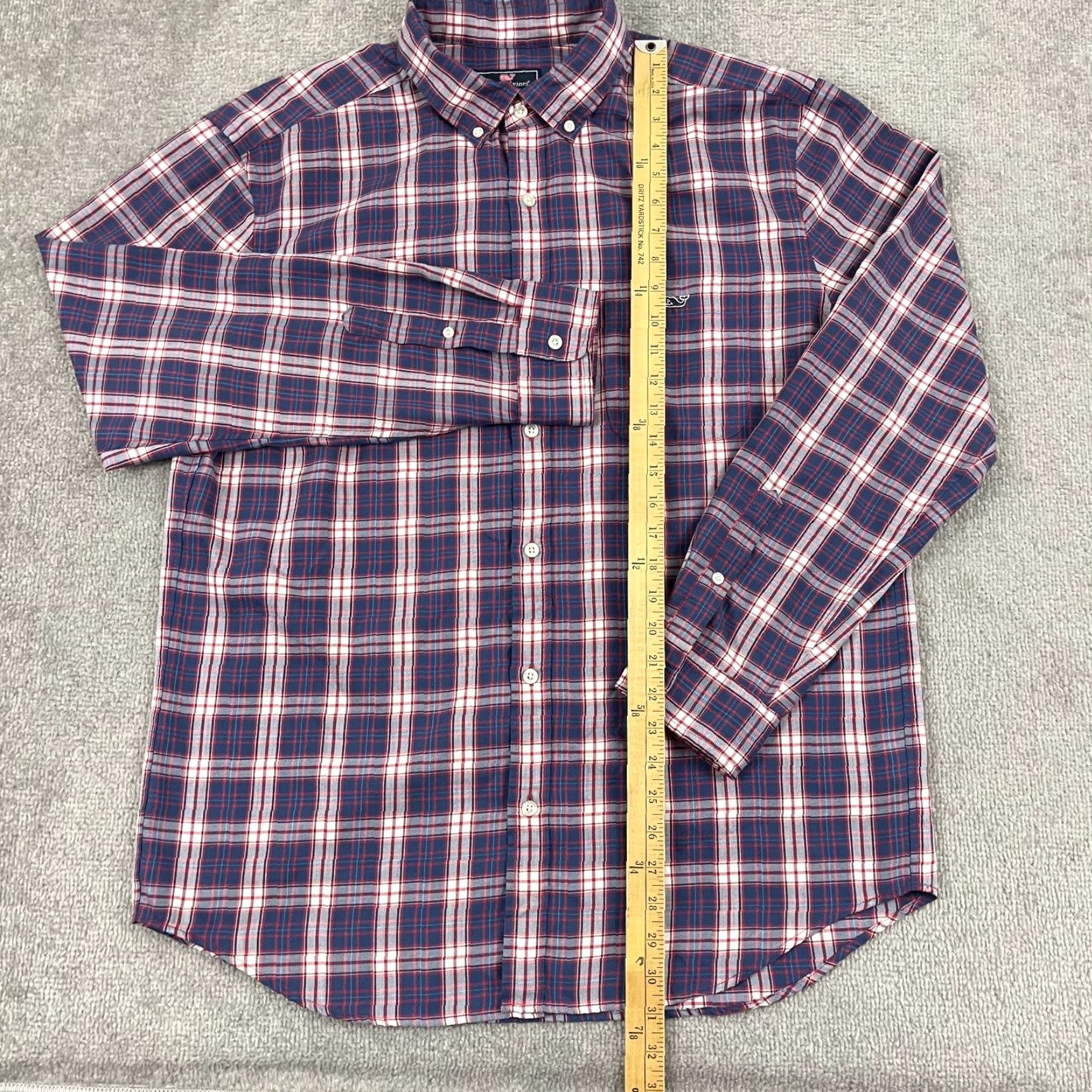 Vineyard Vines Vineyard Vines Tucker Shirt Mens XL Classic Plaid Button-Down, Button-Up, Preppy, Casual, Workwear, All Seasons, Multicolor, Cotton, Classic Fit Size US XL / EU 56 / 4 - 5 Thumbnail