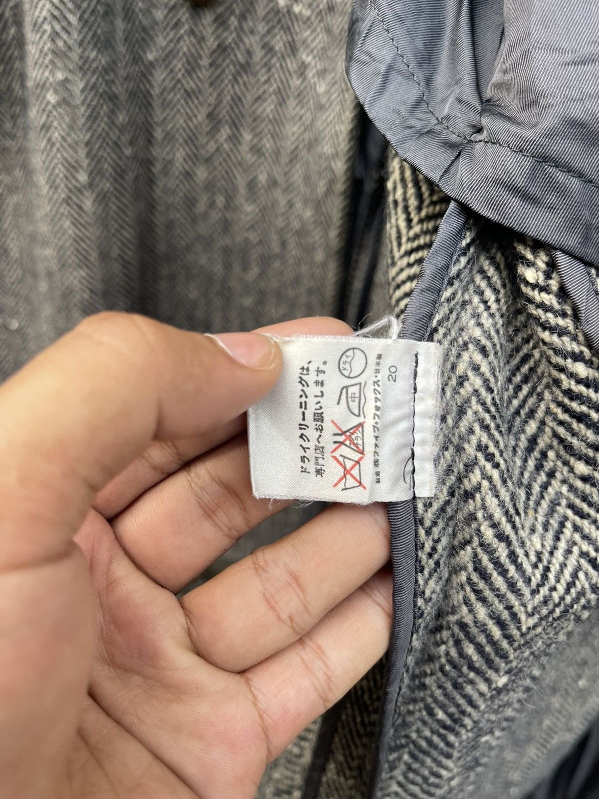 Japanese Comme Ca Du Mode Wool Long Coat