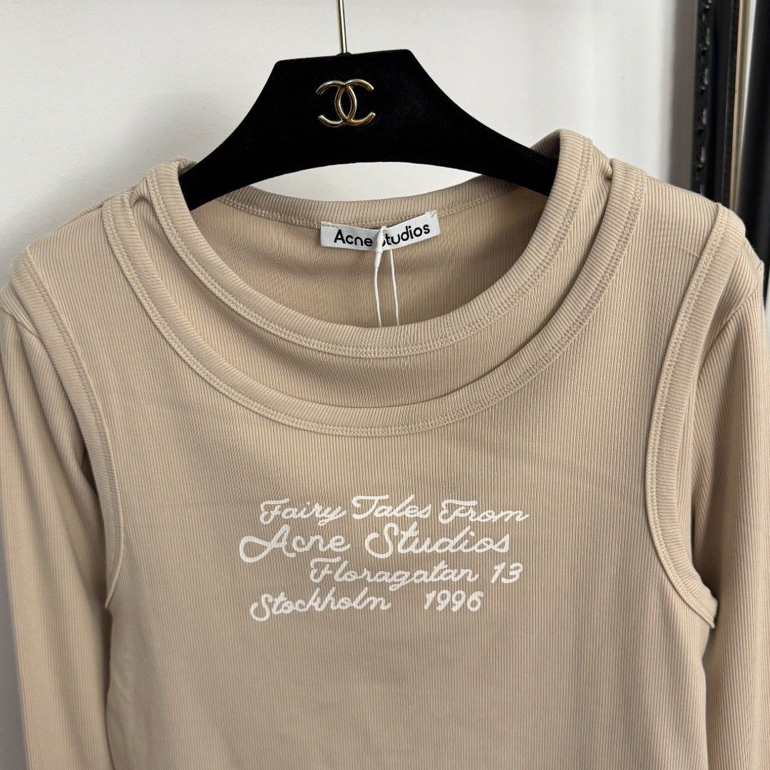 Acne Studios Acne Studios 1996 Two-Piece Patchwork Long-Sleeve T-Shirt Size M / US 6-8 / IT 42-44 - 4 Thumbnail