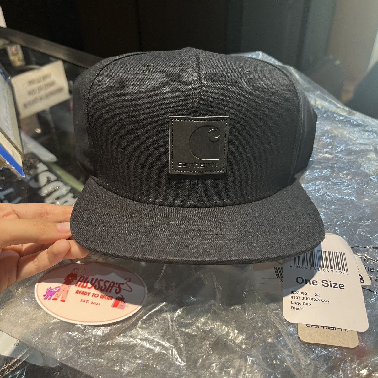 Carhartt Wip Carhartt WIP Logo Cap (Black) Size ONE SIZE - 2 Thumbnail