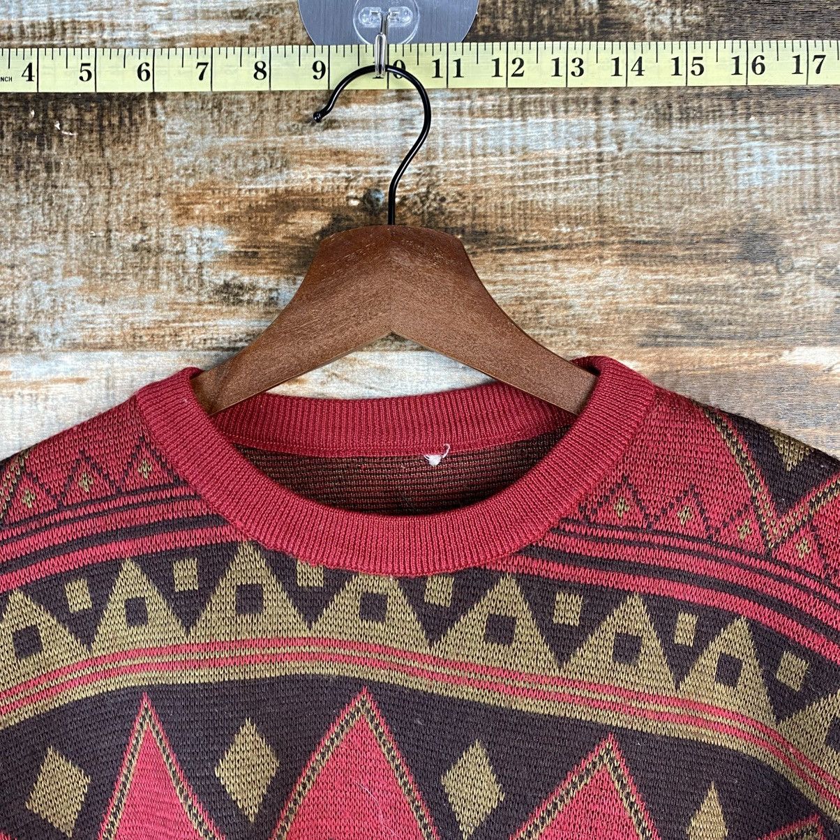 Homespun Knitwear × Japanese Brand DL Japanese Brand art vintage Red Knitwear #C820 Size S / US 4 / IT 40 - 4 Thumbnail