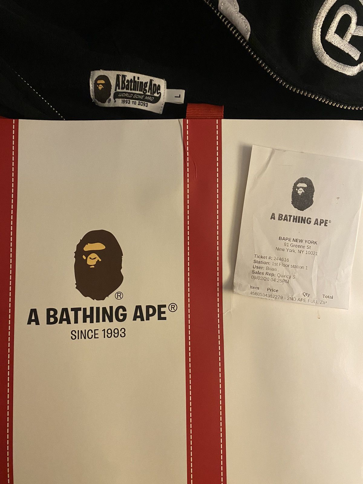 Bape Bape head full zip Size US L / EU 52-54 / 3 - 5 Thumbnail