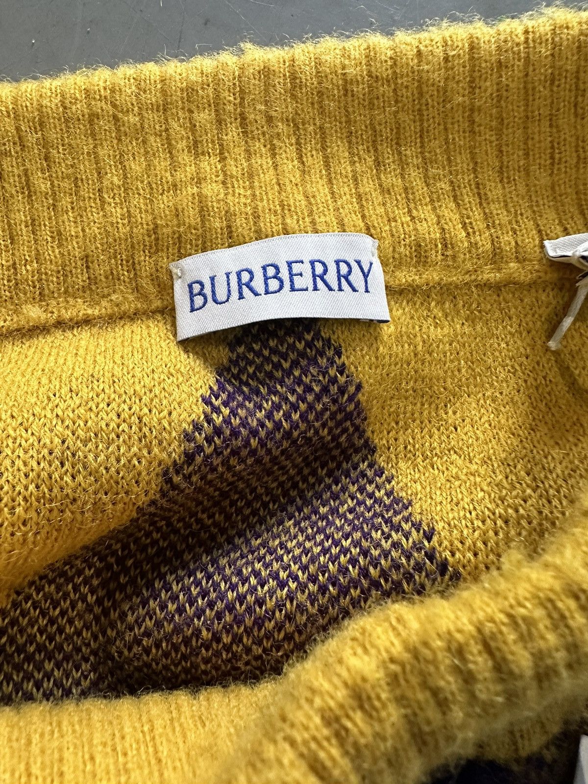 Burberry Burberry Argyle check pattern knitted skirt Size 24" / US 00 / IT 34 - 4 Thumbnail